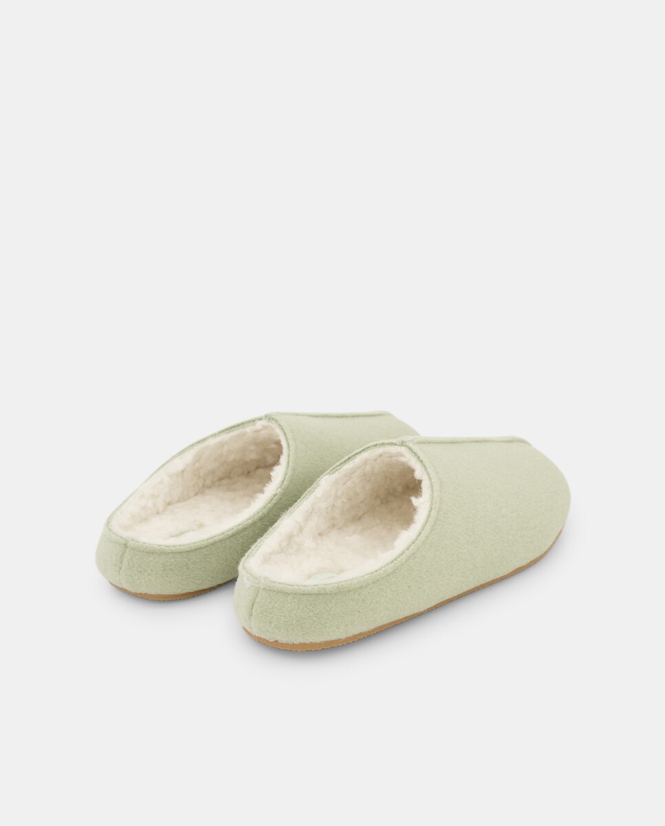 Pantufas Verde Sálvia-3