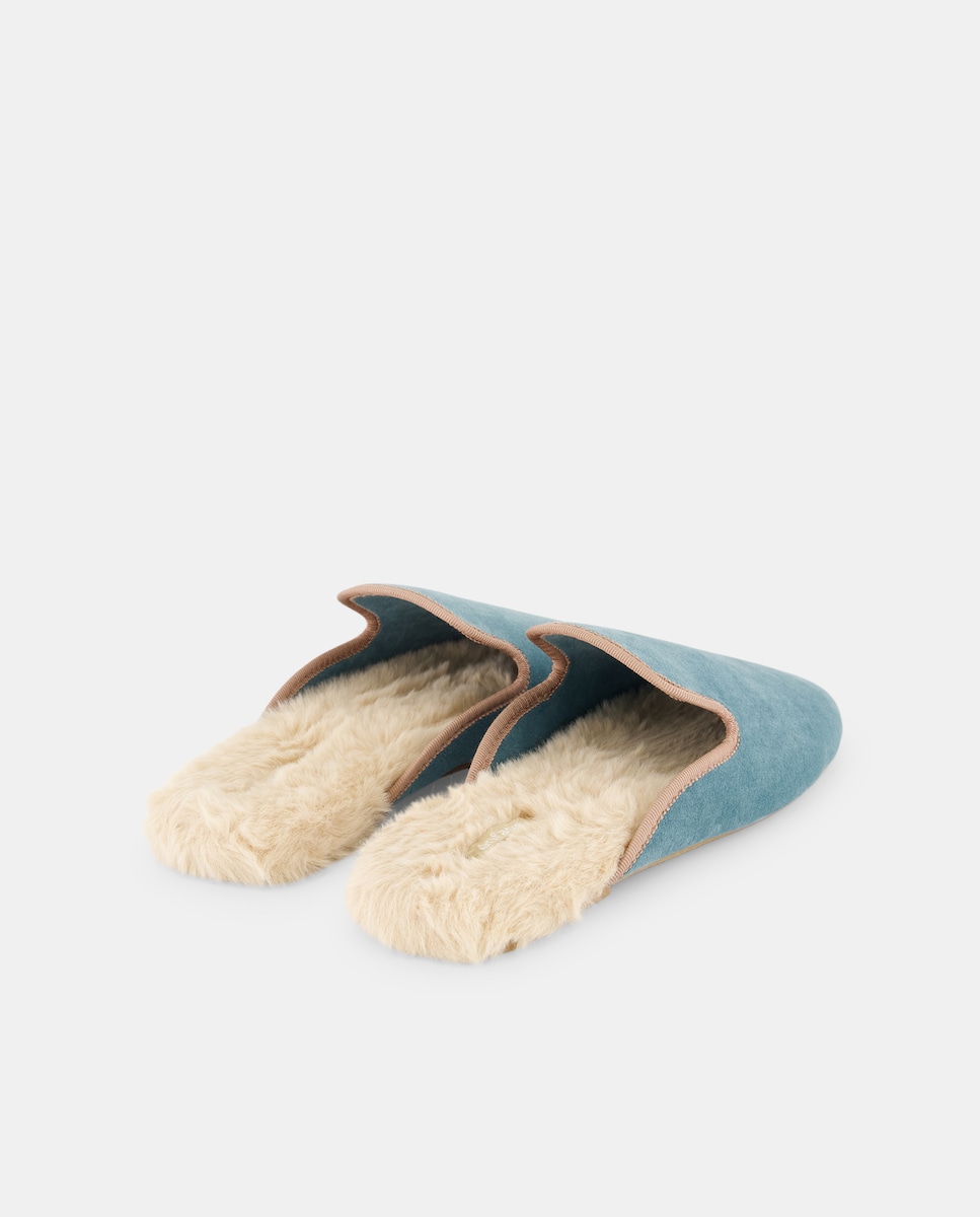 Pantufas Verde Sálvia-3