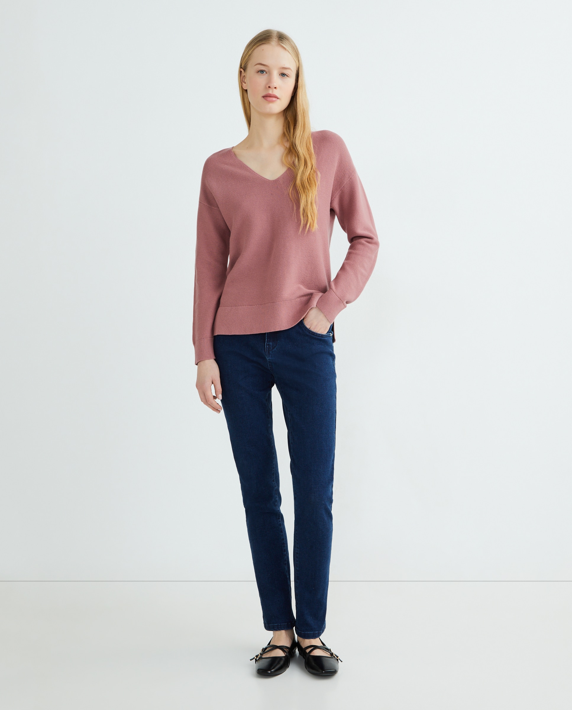 Imagen 0 de Pantalón denim mujer recto