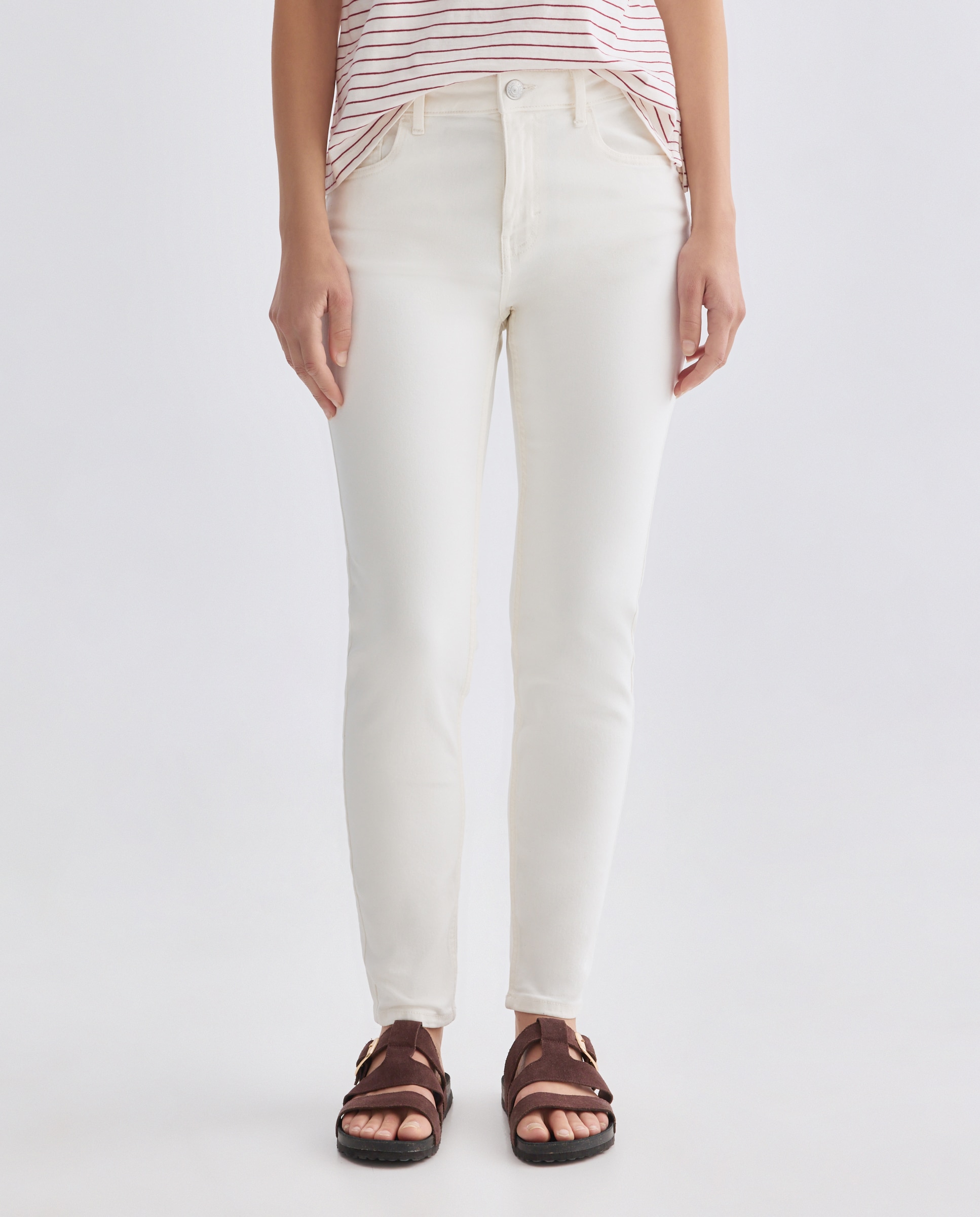 Pantalón de mujer denim skinny 120 Crudo-2