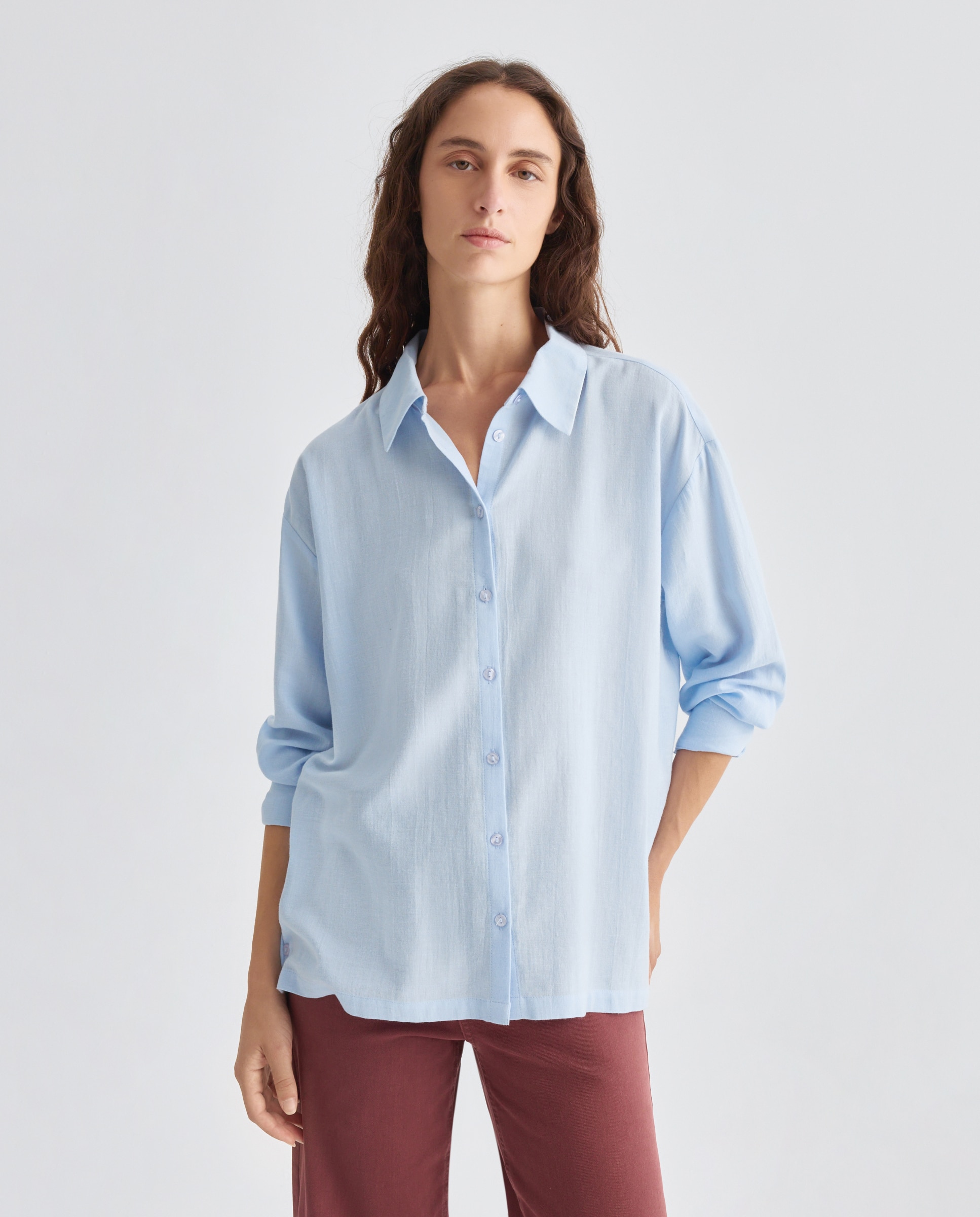 Imagen 0 de Camisa de mujer de algodón