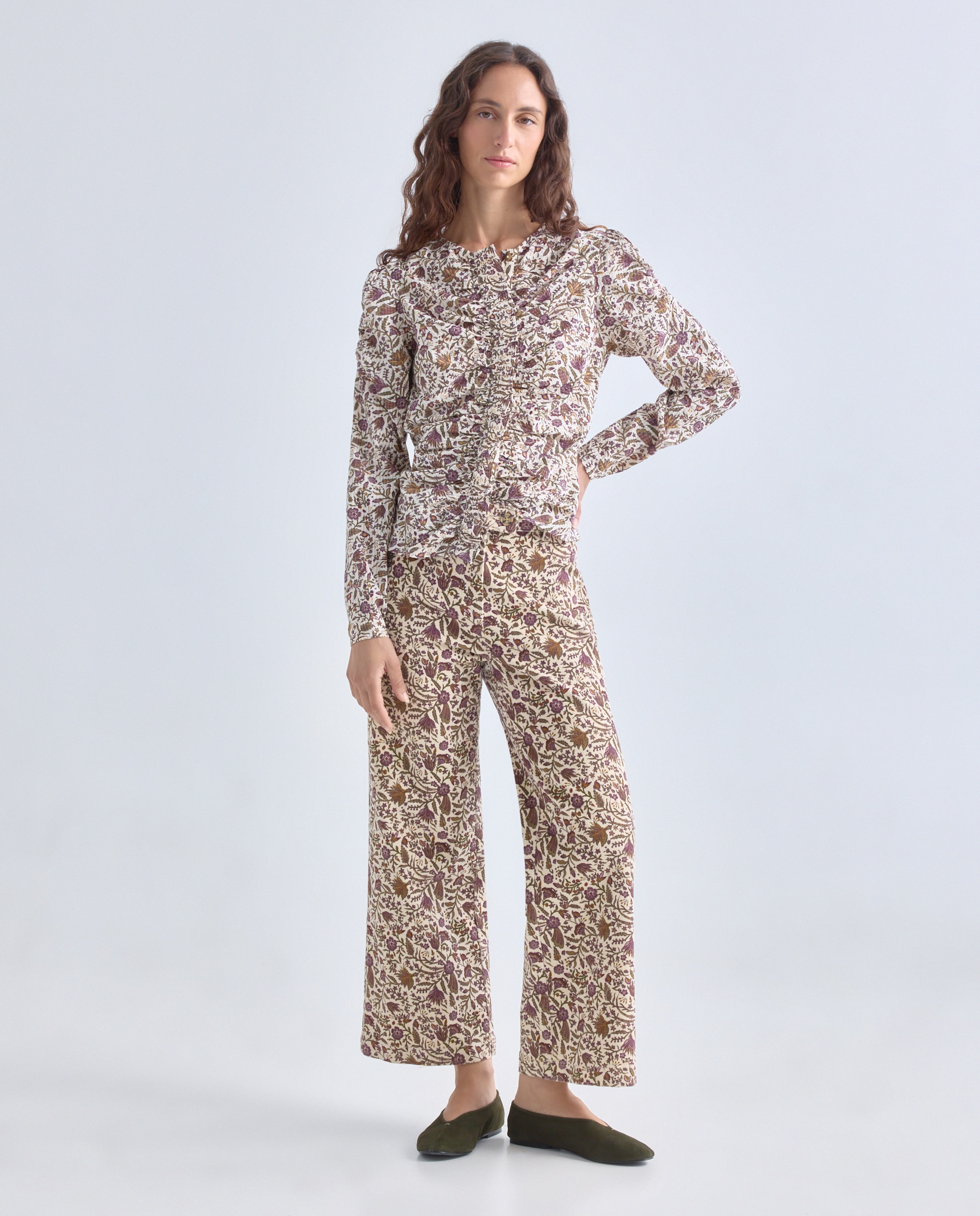 Blusa de mujer romántica de flores 2