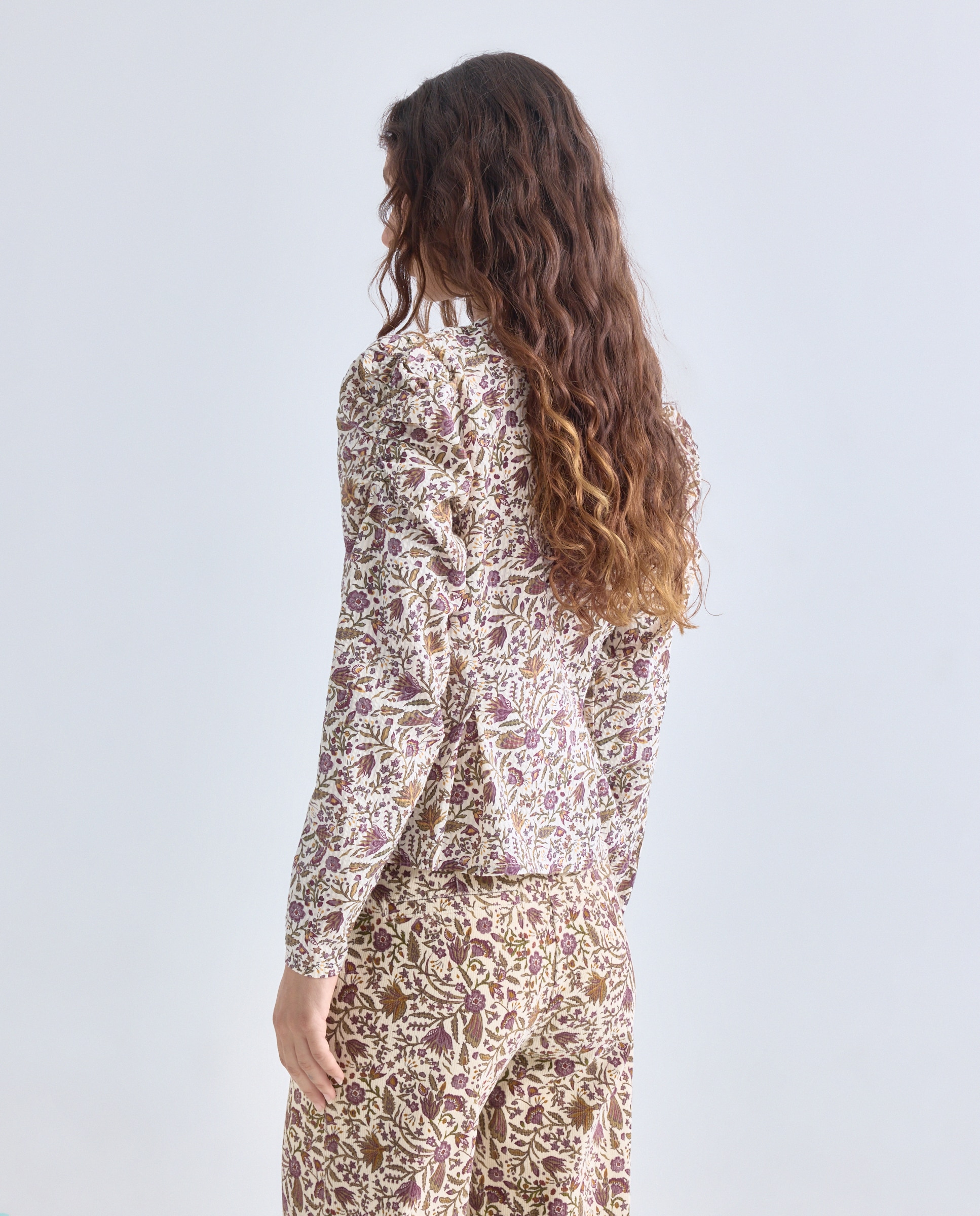 Blusa de mujer romántica de flores 3