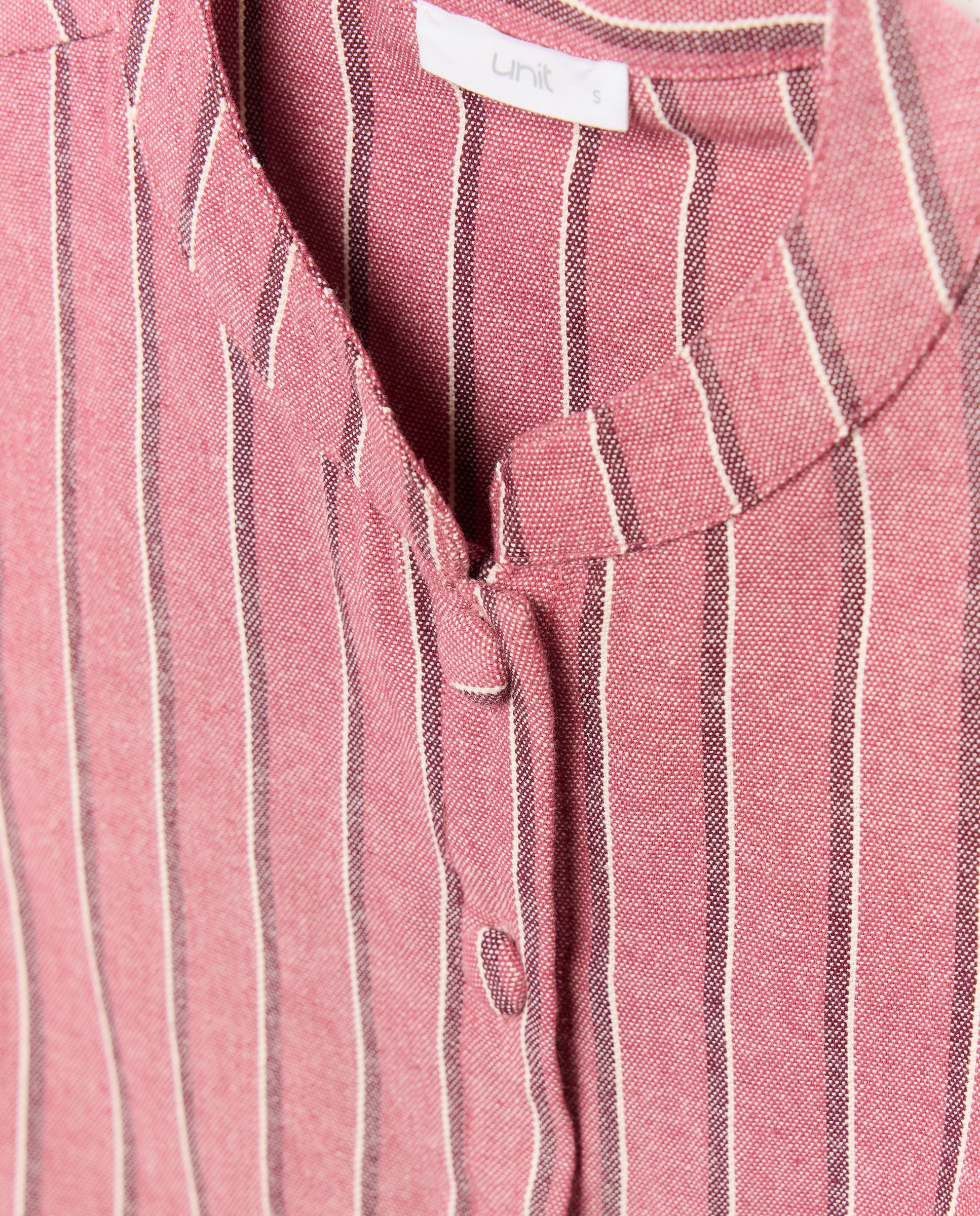 Chaleco de mujer de rayas total look Rosa-5