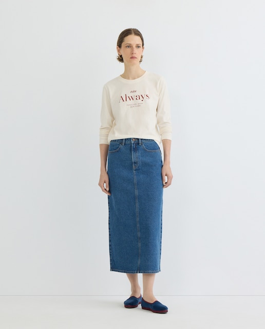 Imagen 0 de Falda vaquera de mujer