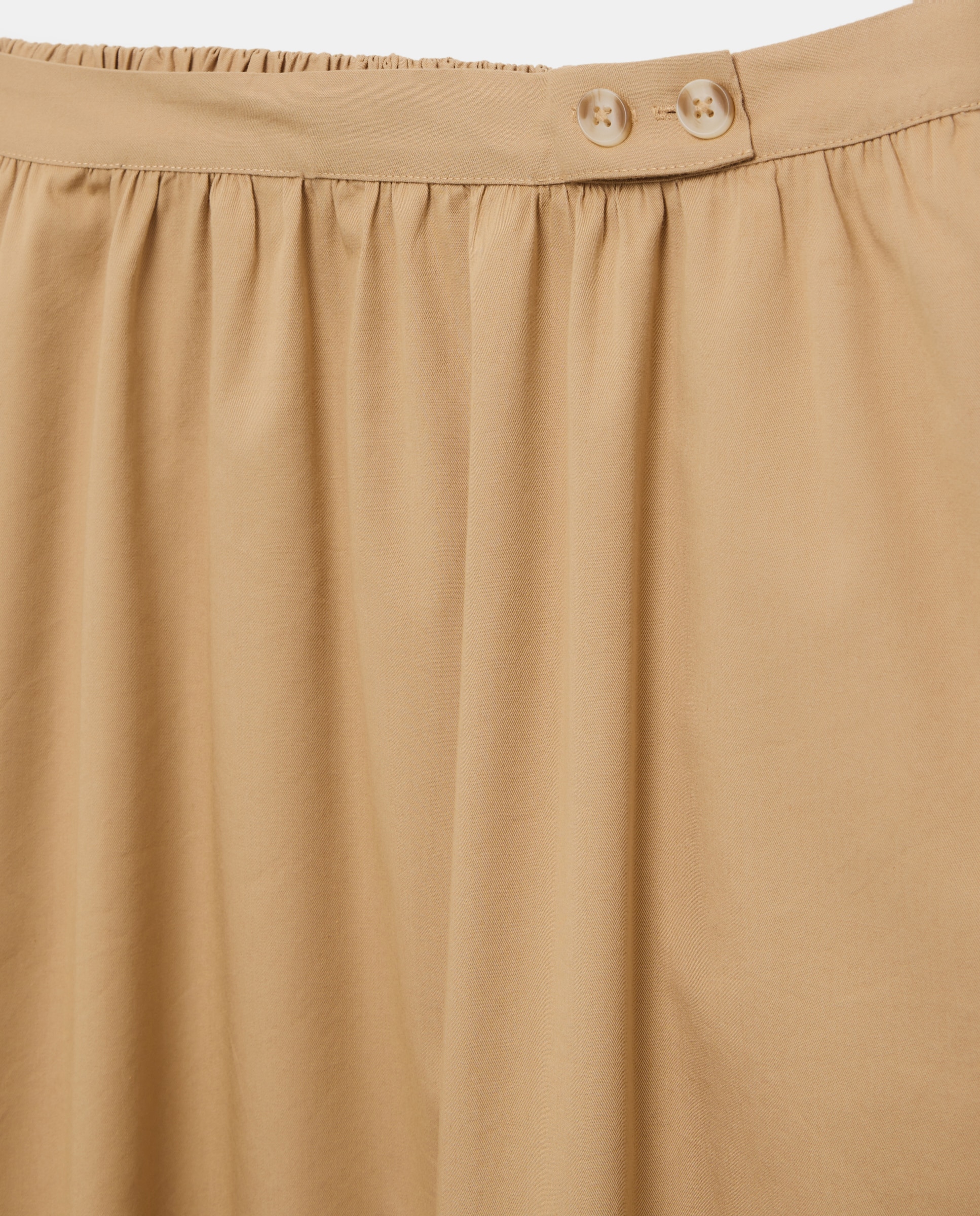 Falda de mujer con vuelo 730 Camel-5