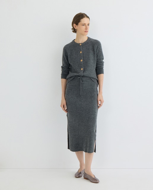 Imagen 0 de Falda de mujer midi de punto