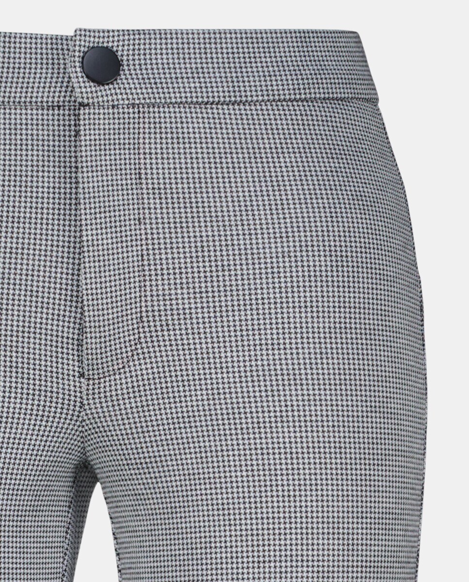 legging mujer básico con botón Negro-5