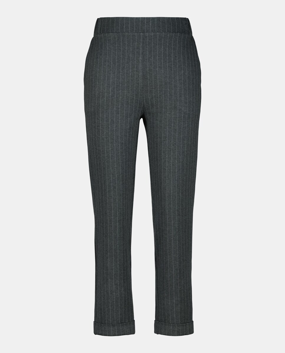 Jogger mujer rayas Gris-4