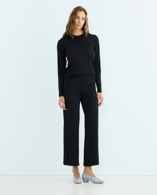 Imagen 0 de Pantalón de mujer de punto con hilo metálico