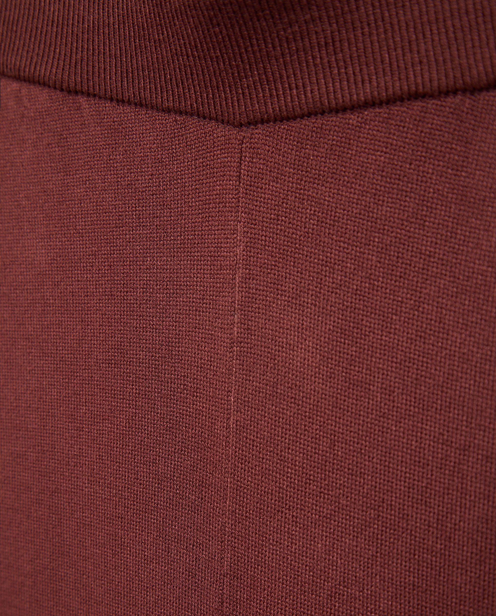 Pantalon de punto de mujer con bolsillos 770 Terracota-5