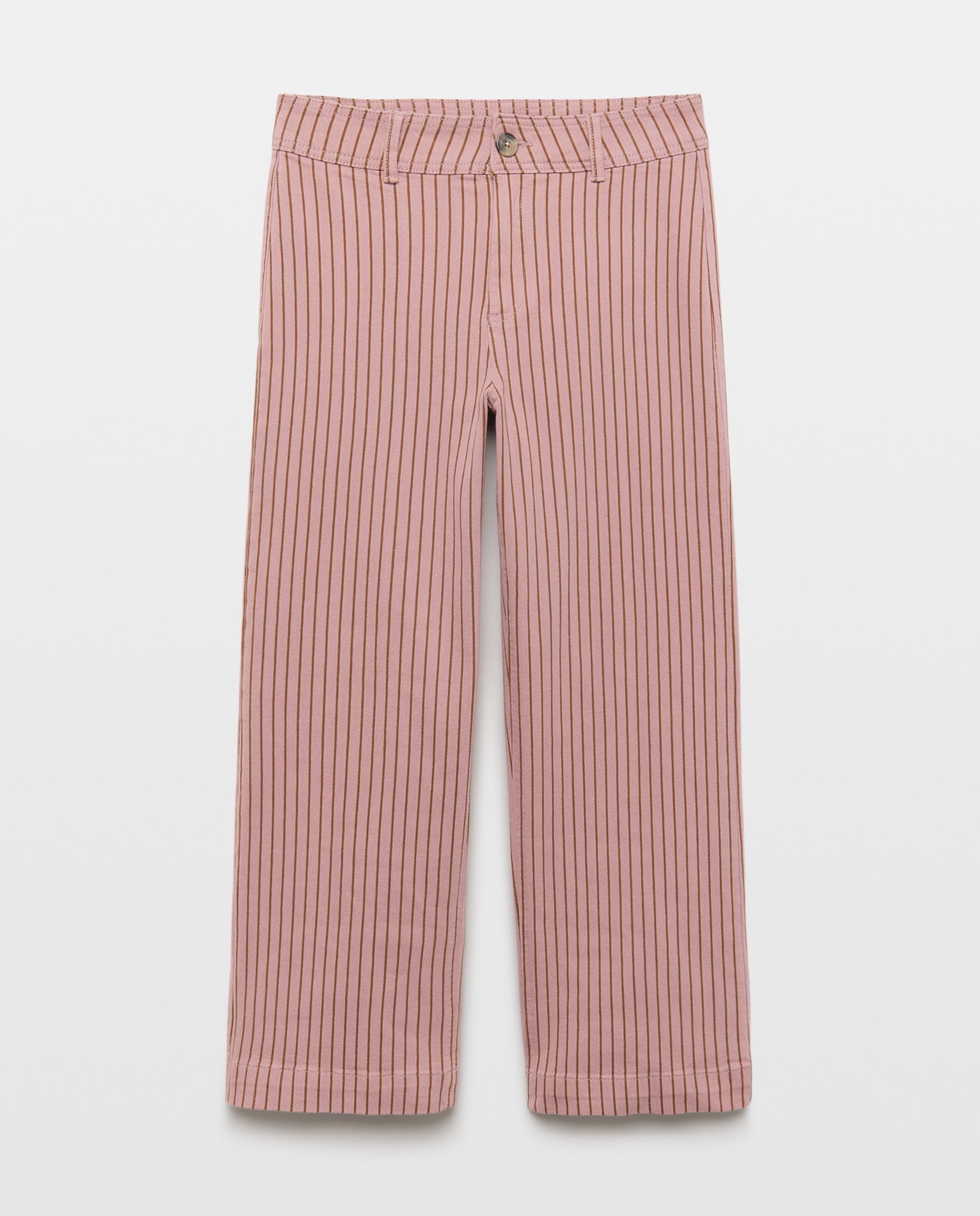 Pantalón de mujer culotte de rayas Rosa-4
