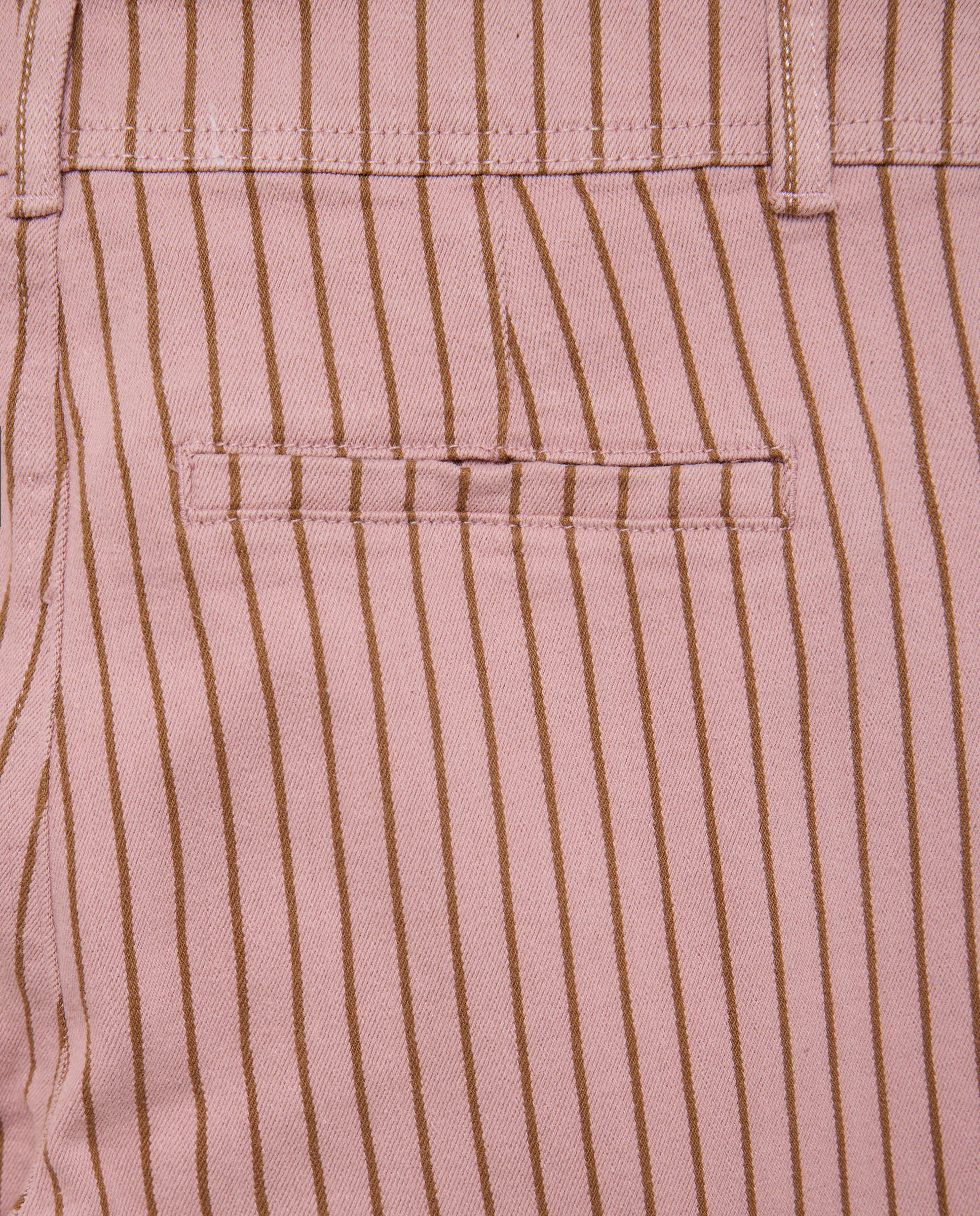 Pantalón de mujer culotte de rayas Rosa-5