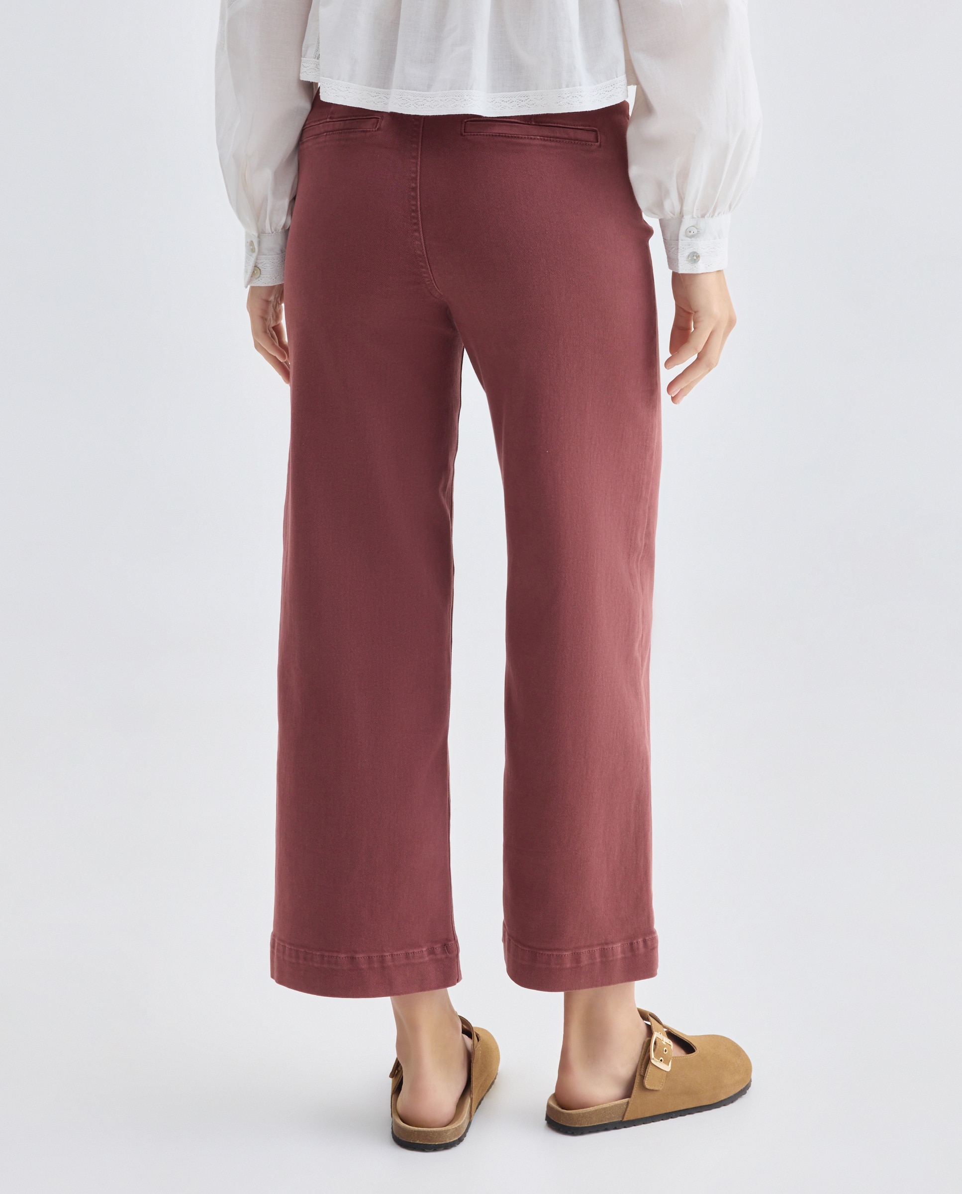 Pantalón de mujer culotte Morado-3