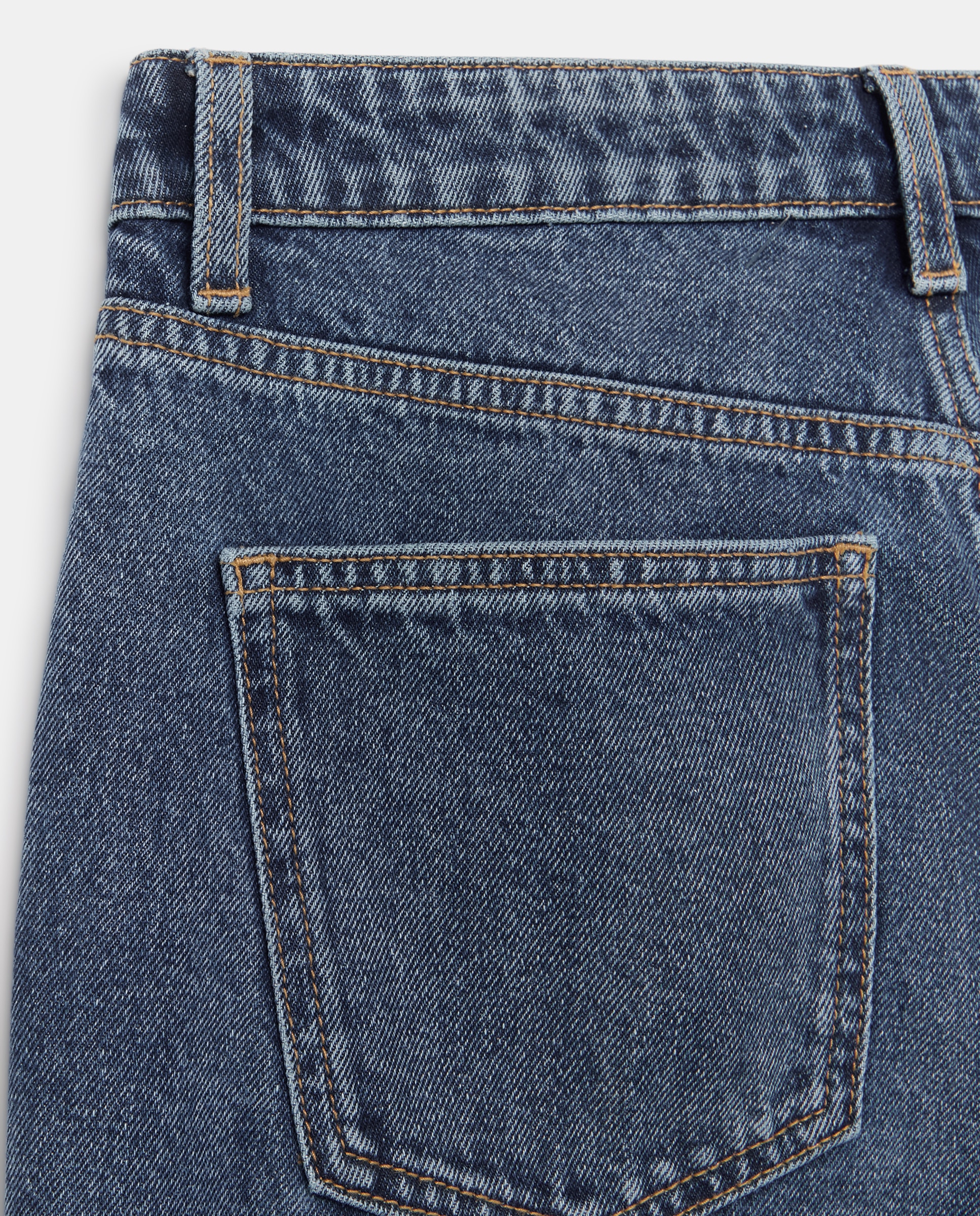 Pantalón de mujer denim mom Azul Suave-5