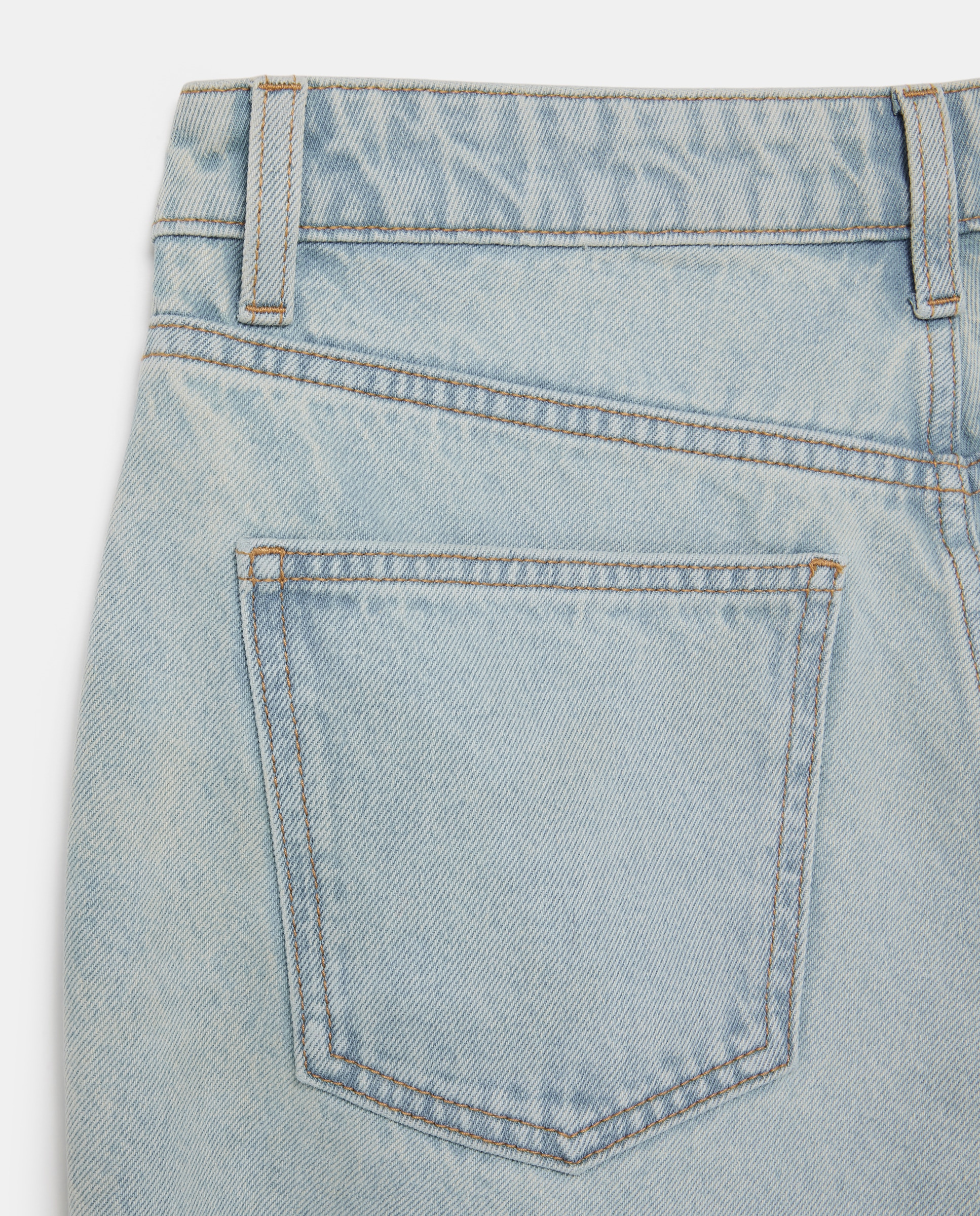 Pantalón de mujer denim mom Cerúleo-5