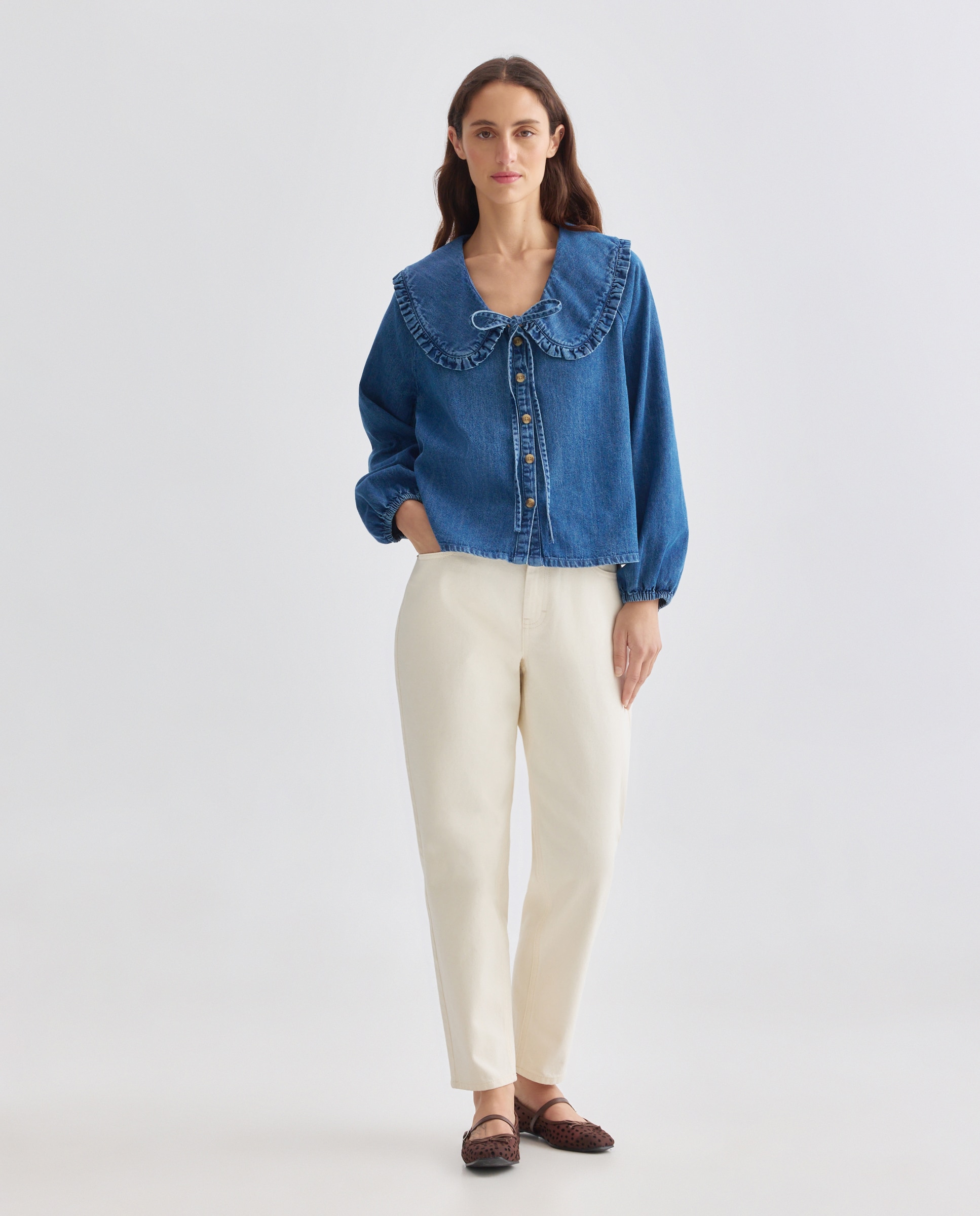 Imagen 0 de Pantalón de mujer denim mom