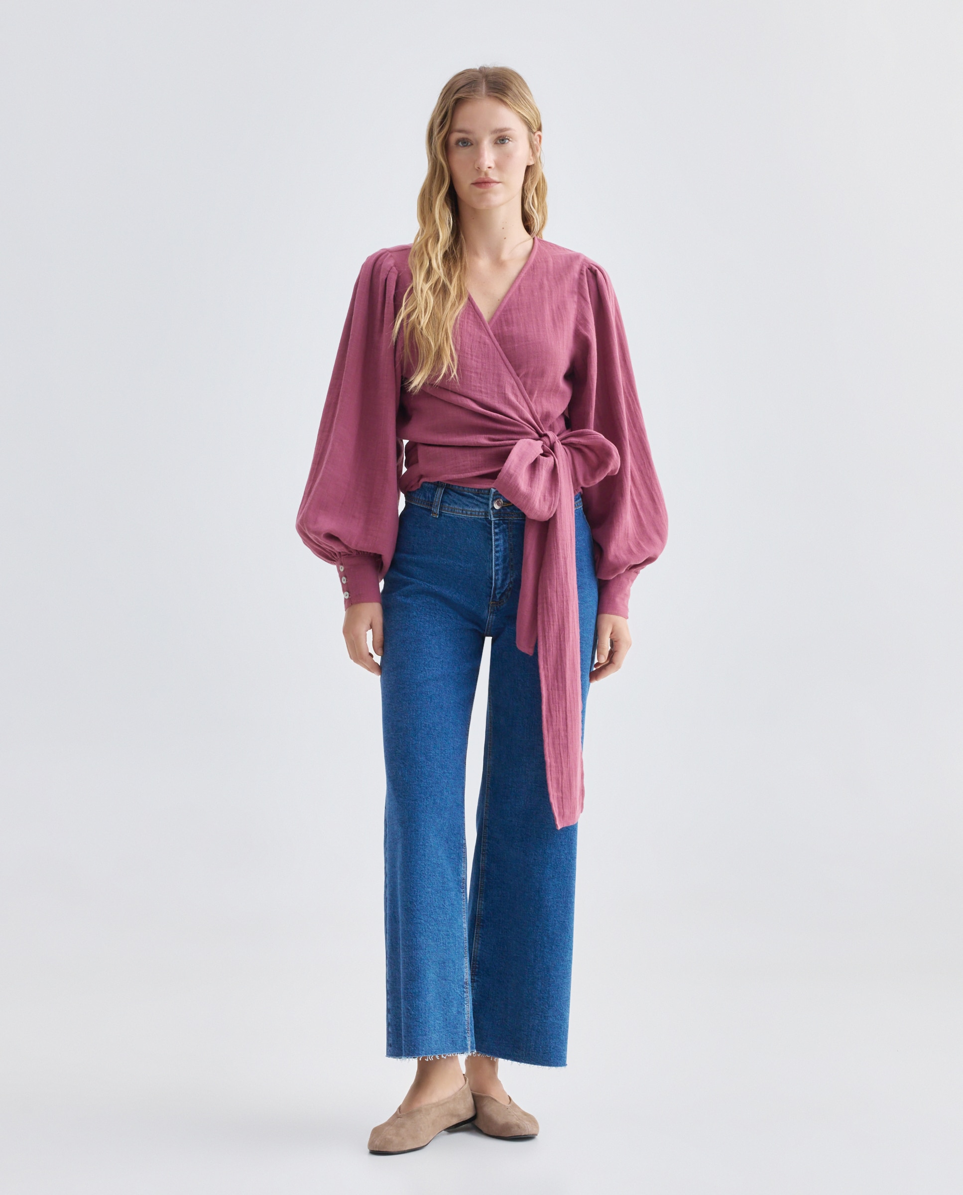 Imagen 0 de Pantalón de mujer denim culotte