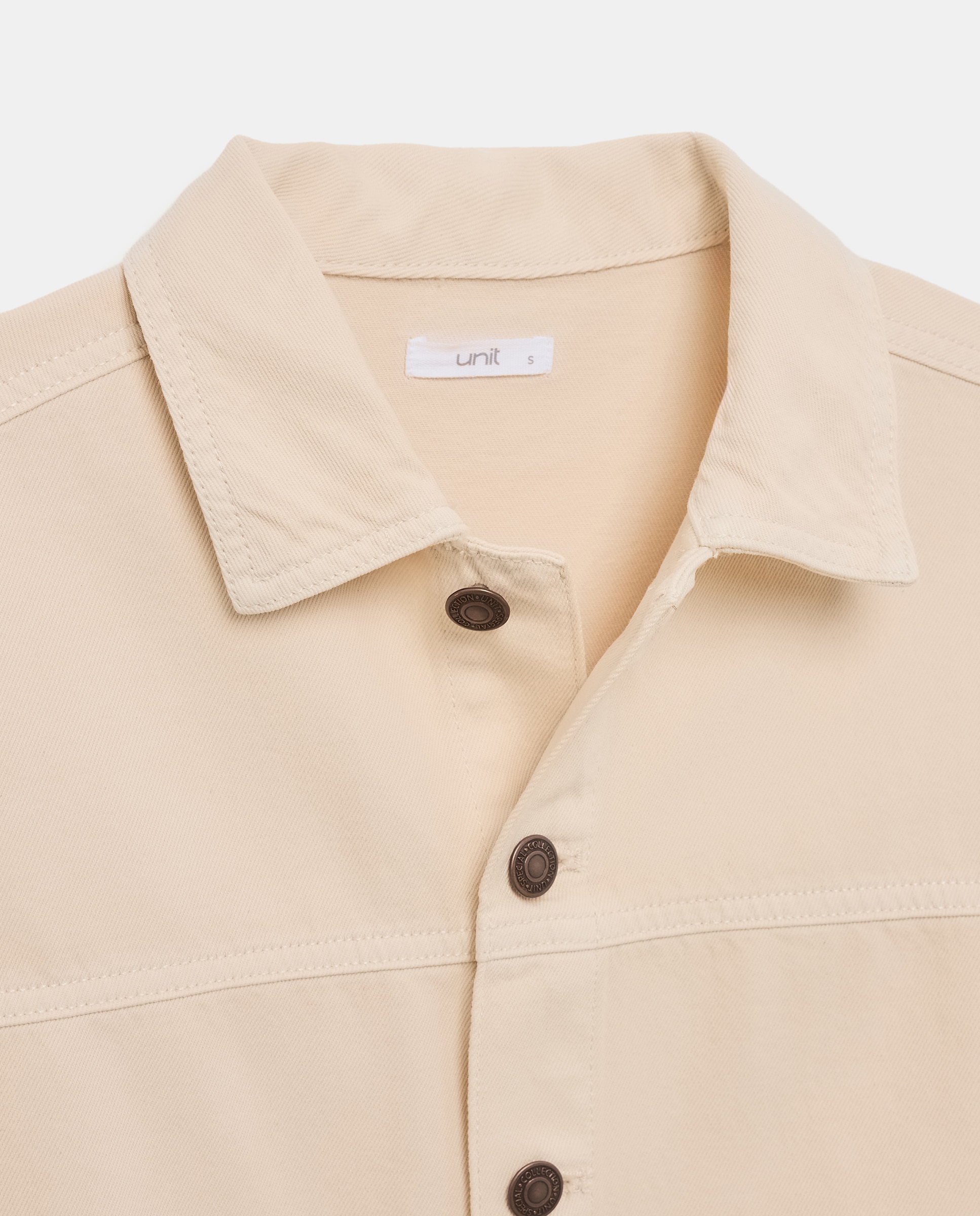 Chaqueta de mujer de algodón total look 120 Crudo-5