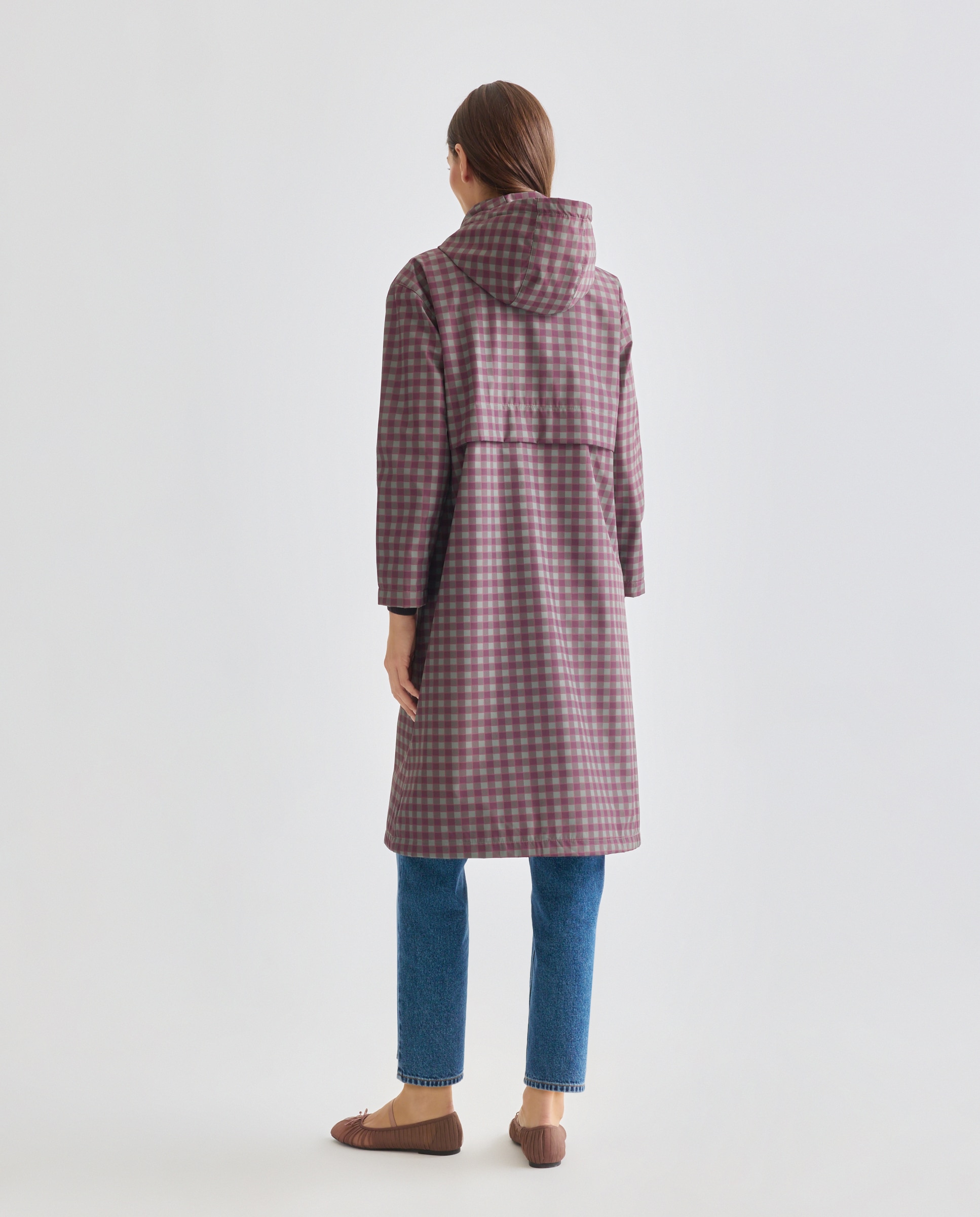 Parka nautica ligera de mujer con capucha Multicolor-3