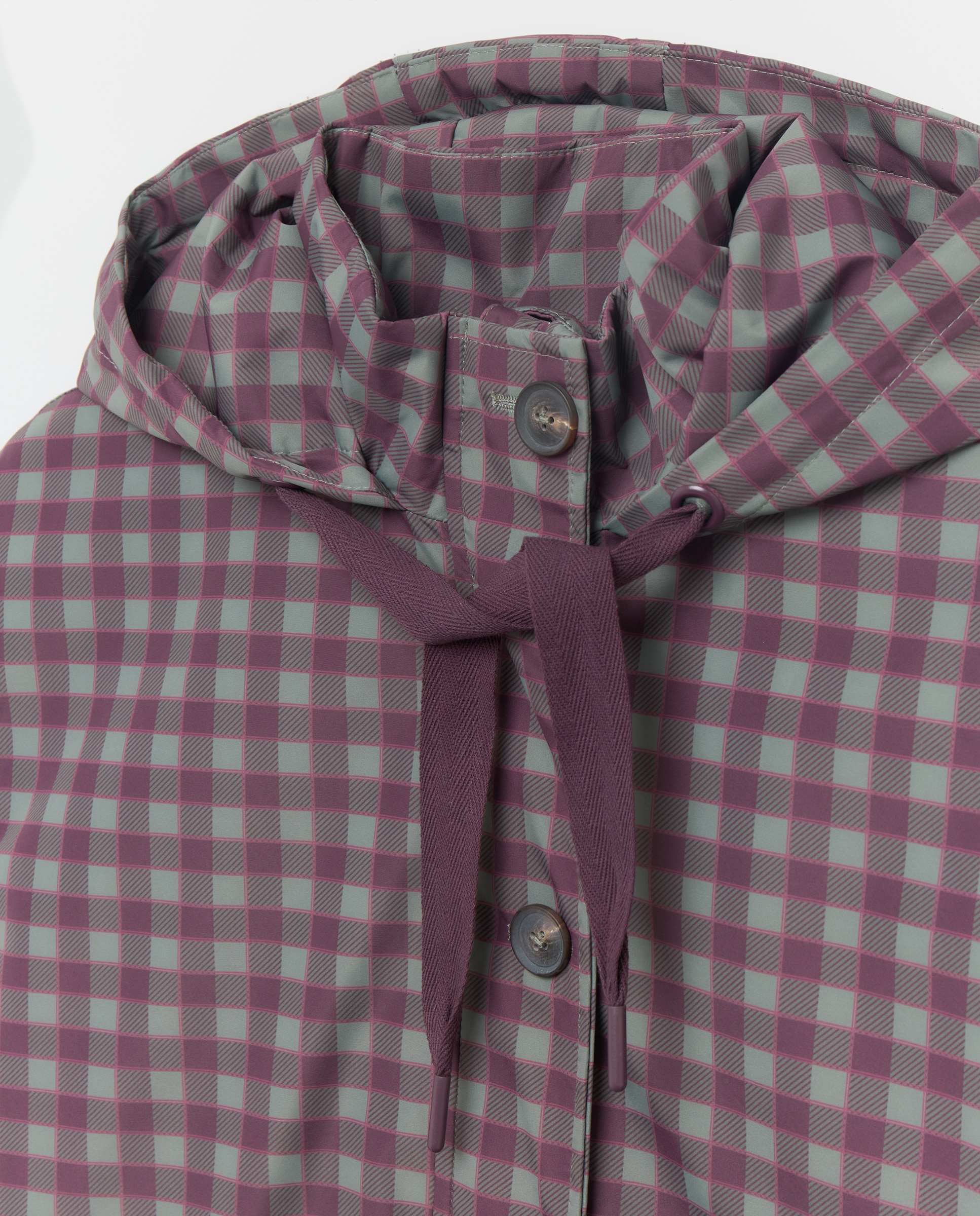 Parka nautica ligera de mujer con capucha Multicolor-6