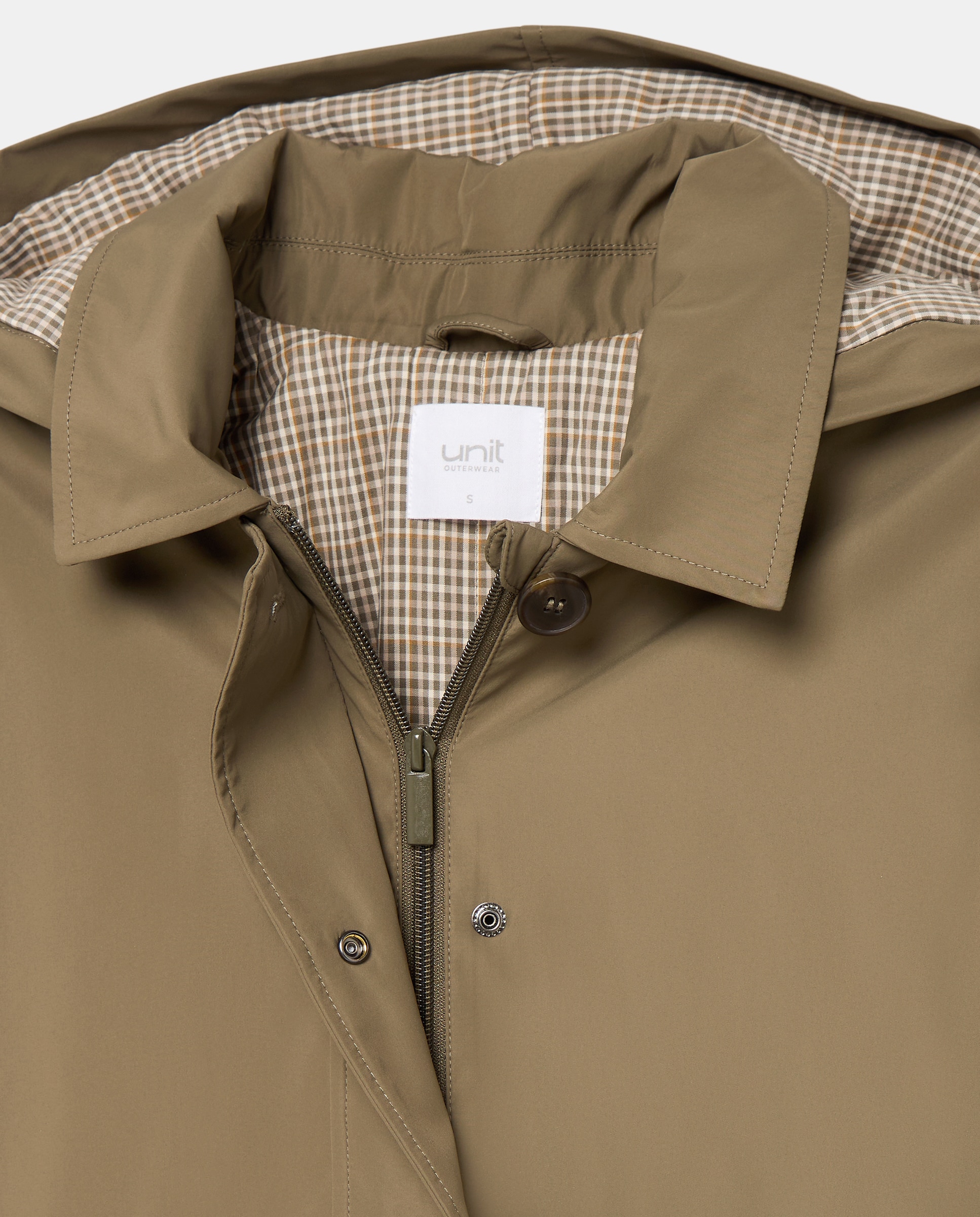 Parka náutica de mujer acolchada con capucha Pistacho-6