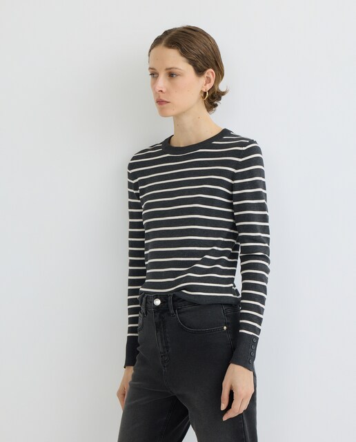 Imagen 0 de Jersey de mujer básico cuello caja