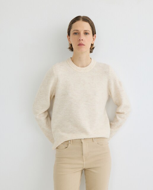 Imagen 0 de Jersey de mujer básico cuello caja