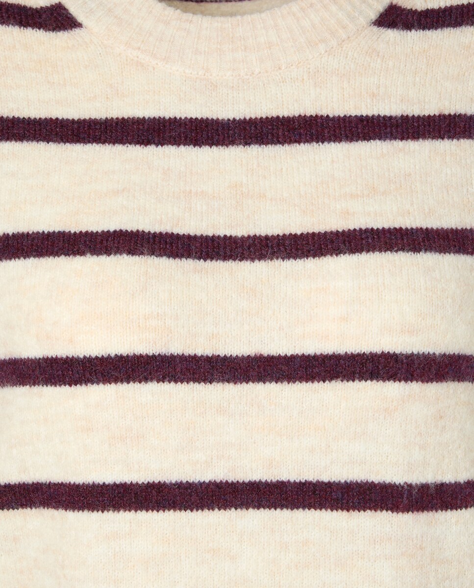 Jersey de mujer básico cuello caja Rosa-5