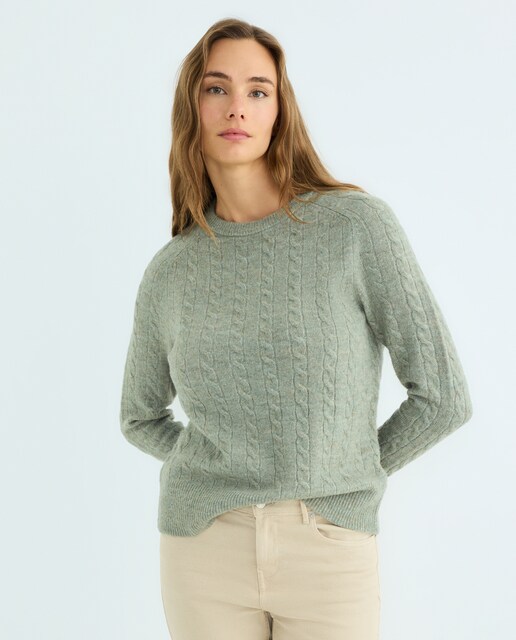 Imagen 0 de Jersey de mujer de ochos cuello caja