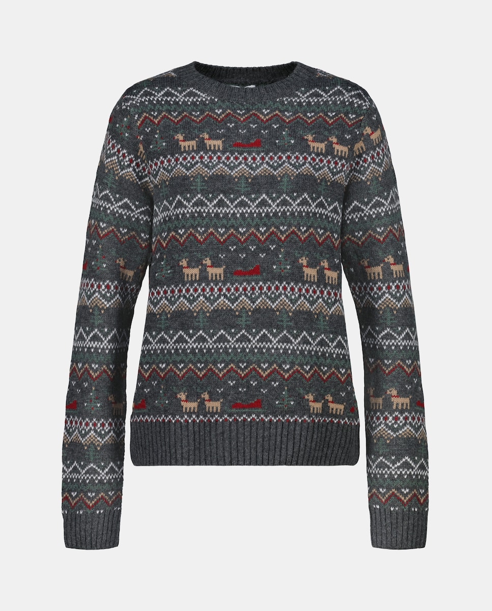 Jersey de mujer navideño Multicolor-4