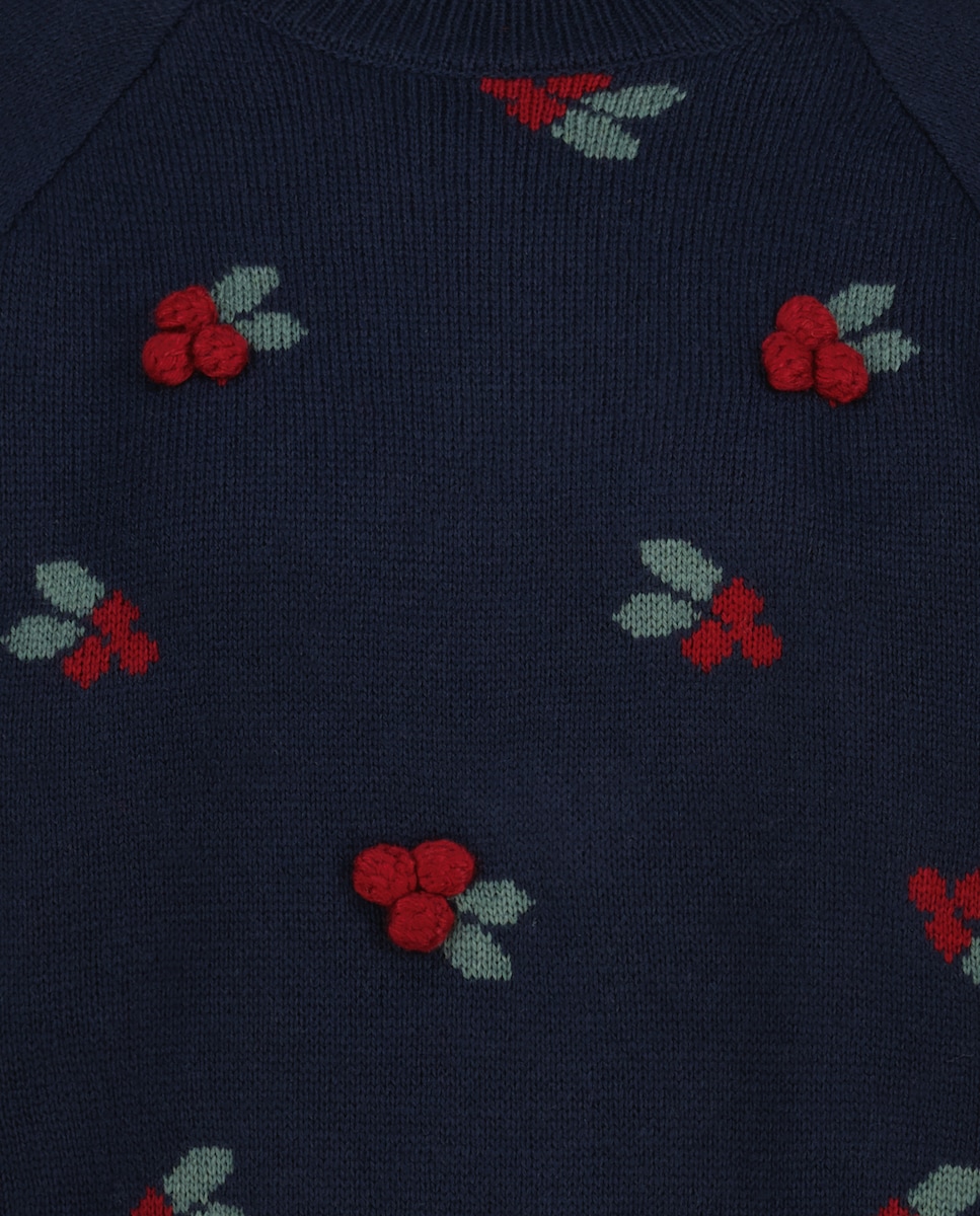 Jersey de mujer navideño Azul marino-5