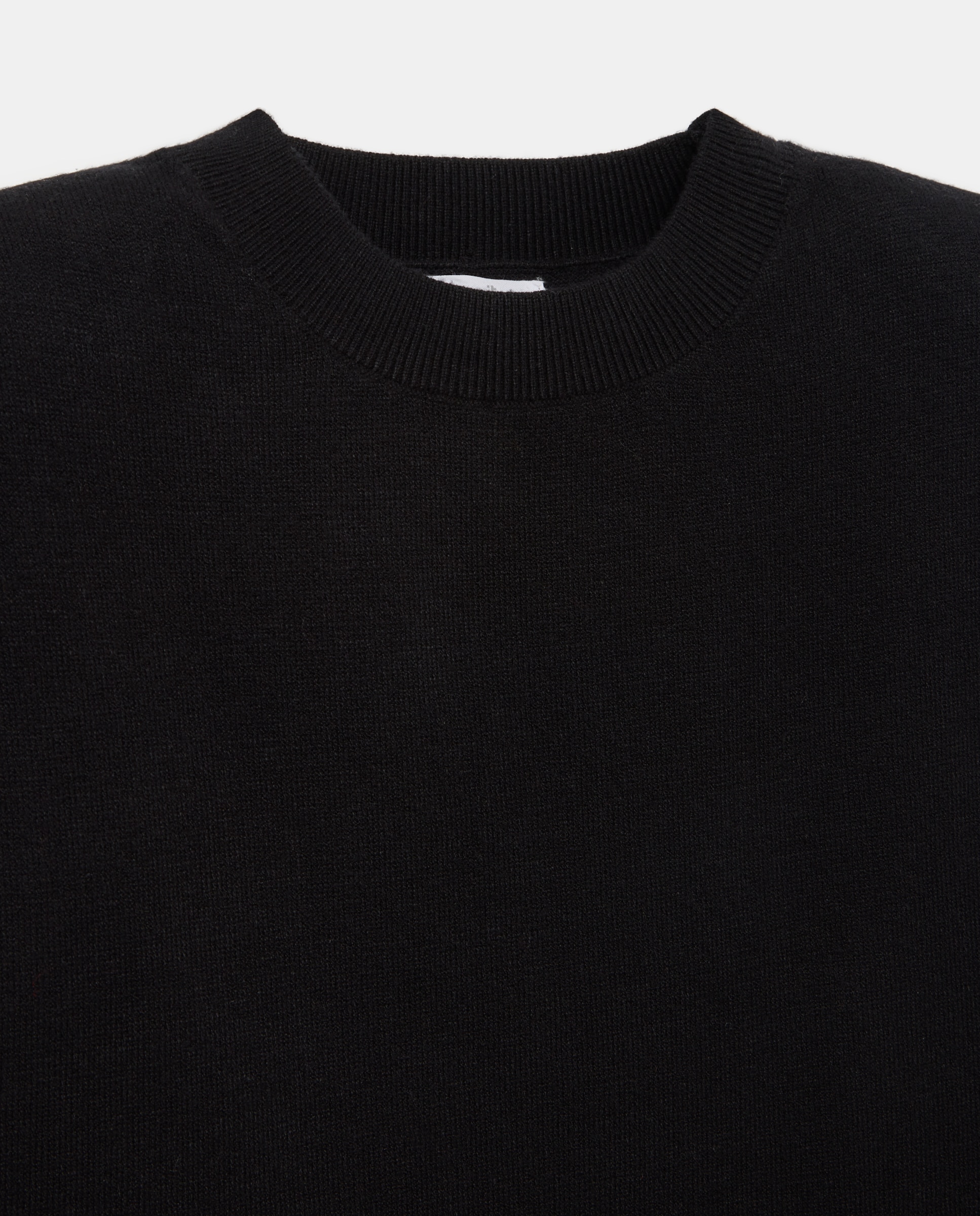 Chaleco de mujer cuello caja y hombreras Negro-5