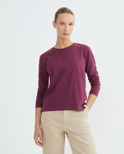 Imagen 0 de Camiseta mujer básica cuello redondo