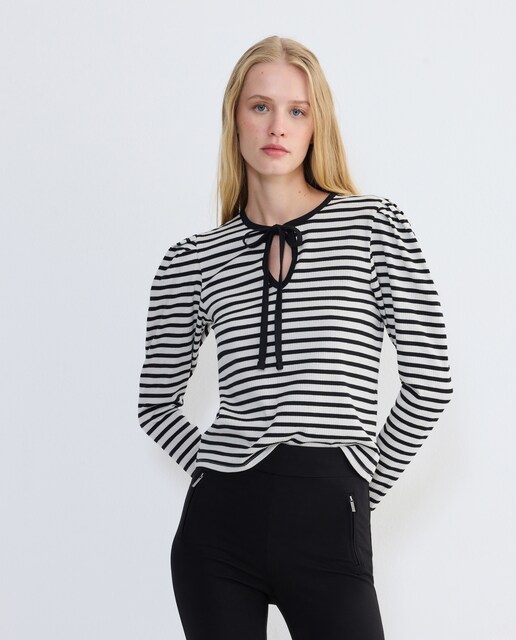 Imagen 0 de Camiseta mujer canale rayas