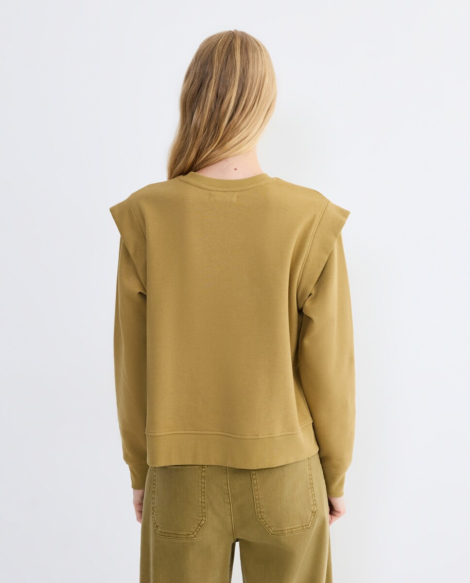 Sudadera mujer detalle 770 Terracota-3