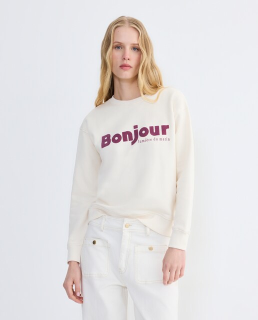 Imagen 0 de Sudadera mujer texto