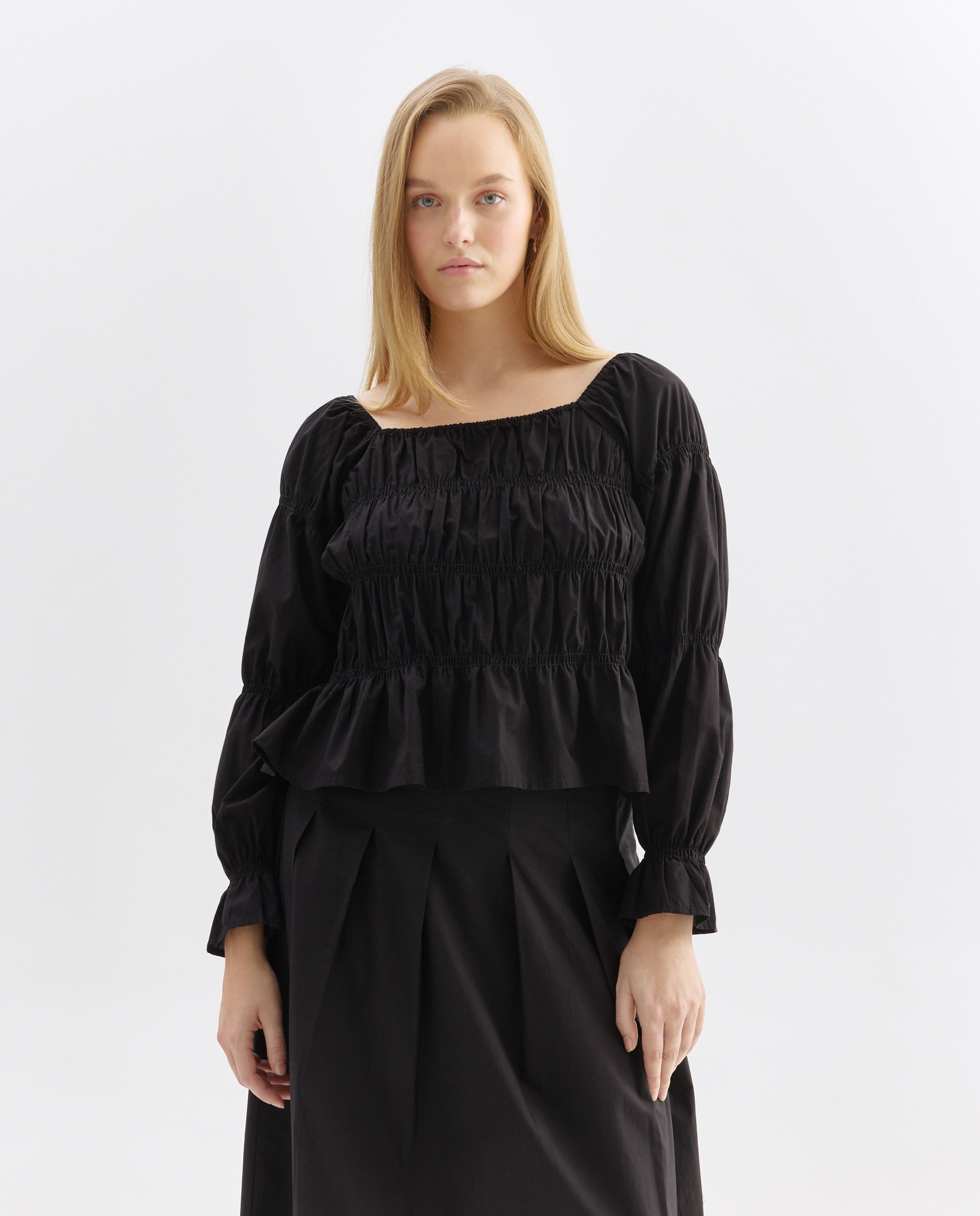 Imagen 0 de Blusa de mujer smock total look