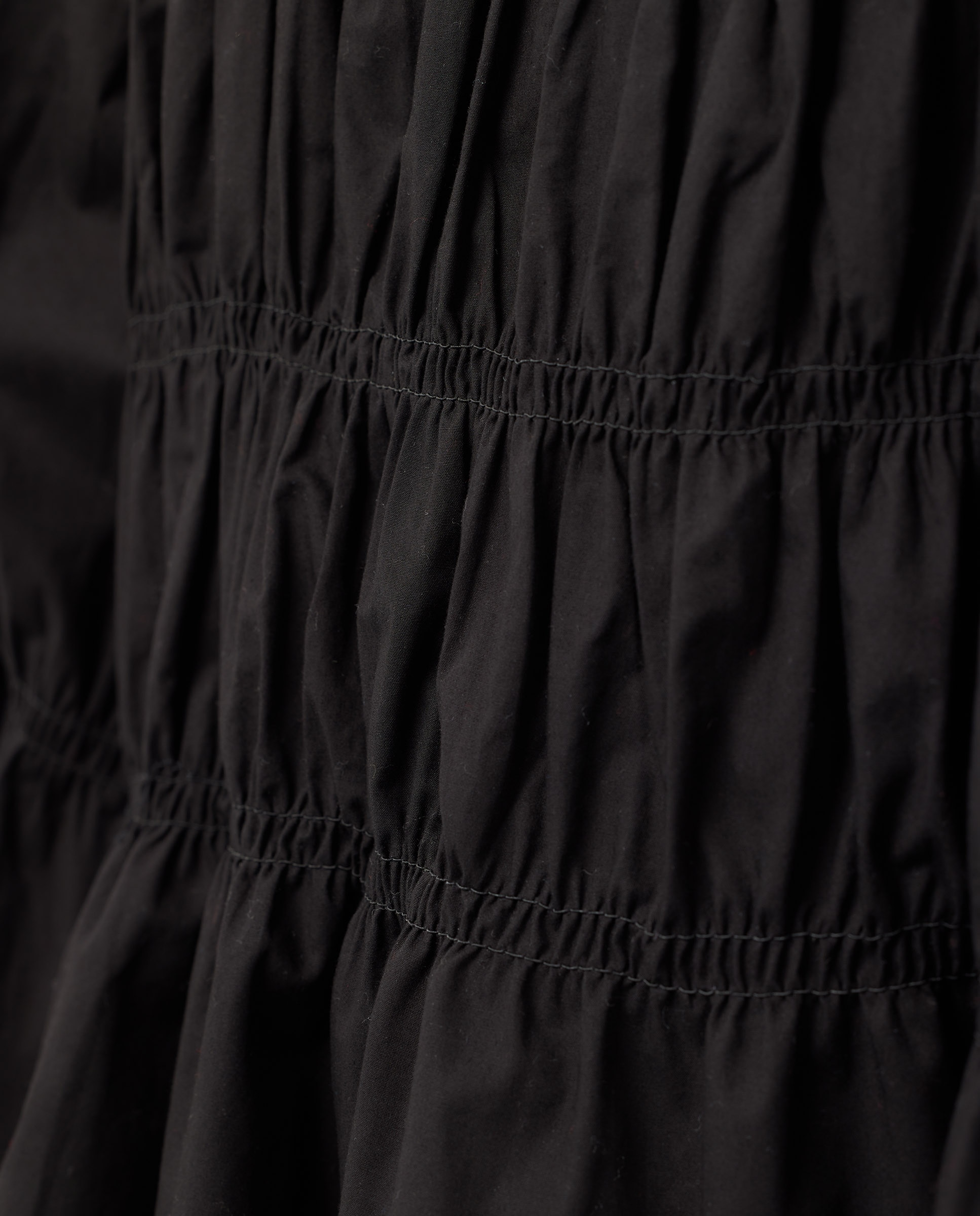 Blusa de mujer smock total look Negro-5