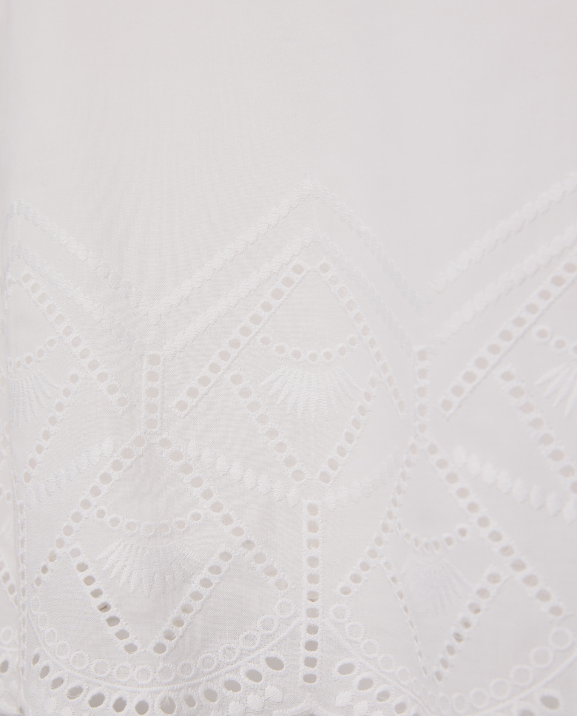 Blusa de mujer bordada total look Blanco-5