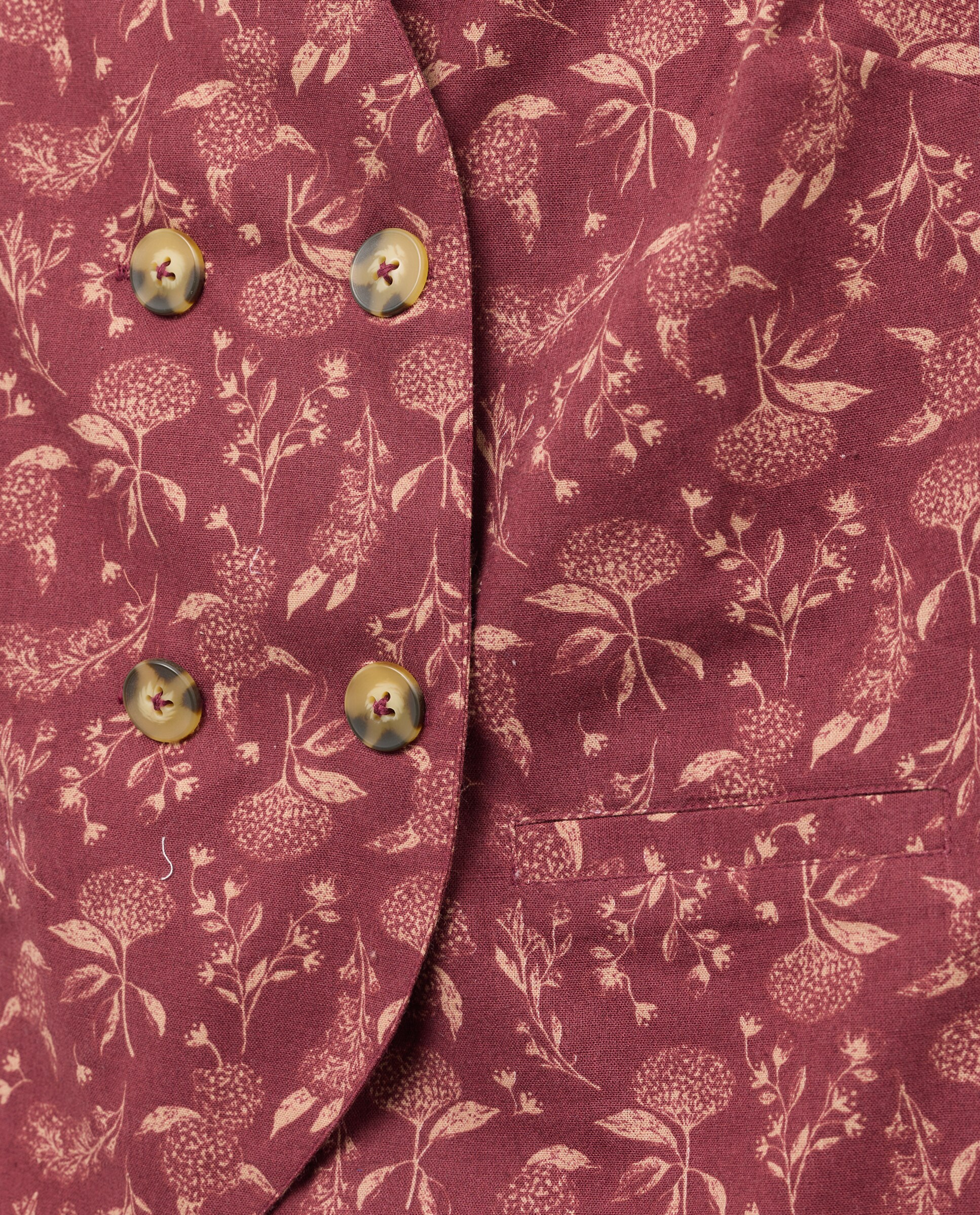 Chaleco de mujer de estampado cruzado total look 200 Rosa-5