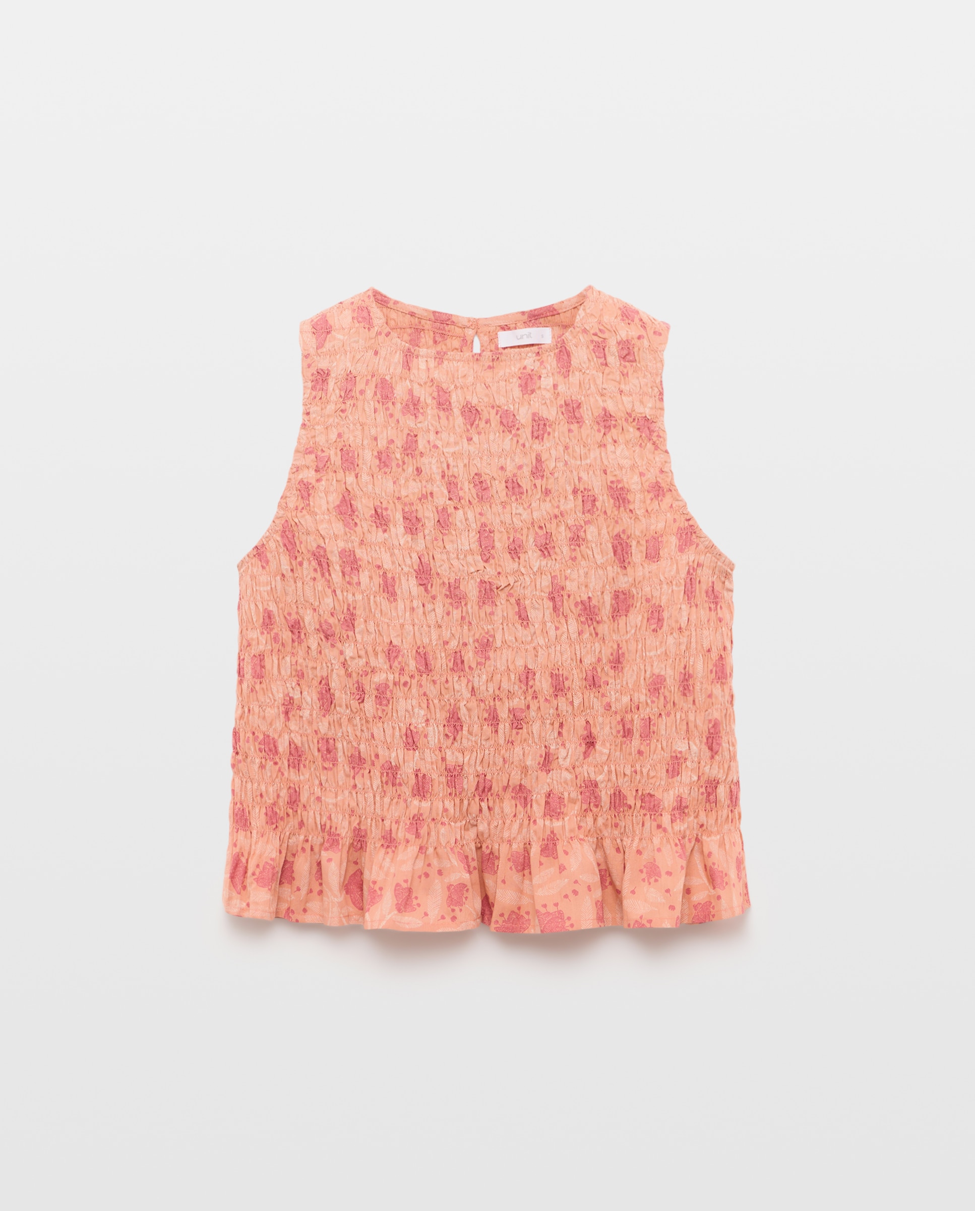 Blusa de mujer de flores total look Rosa-4