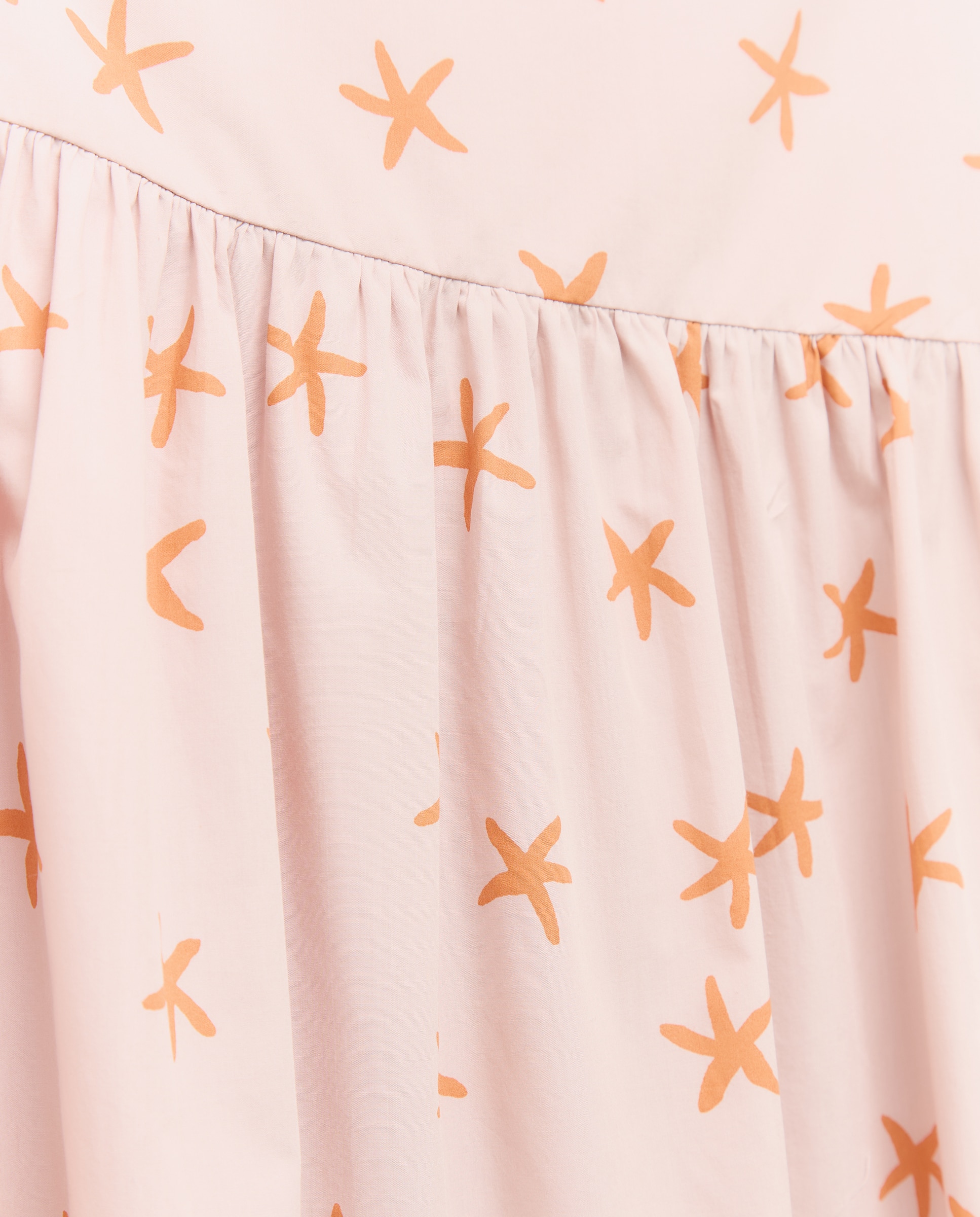 Falda de mujer asimétrica estampada total look Rosa-5