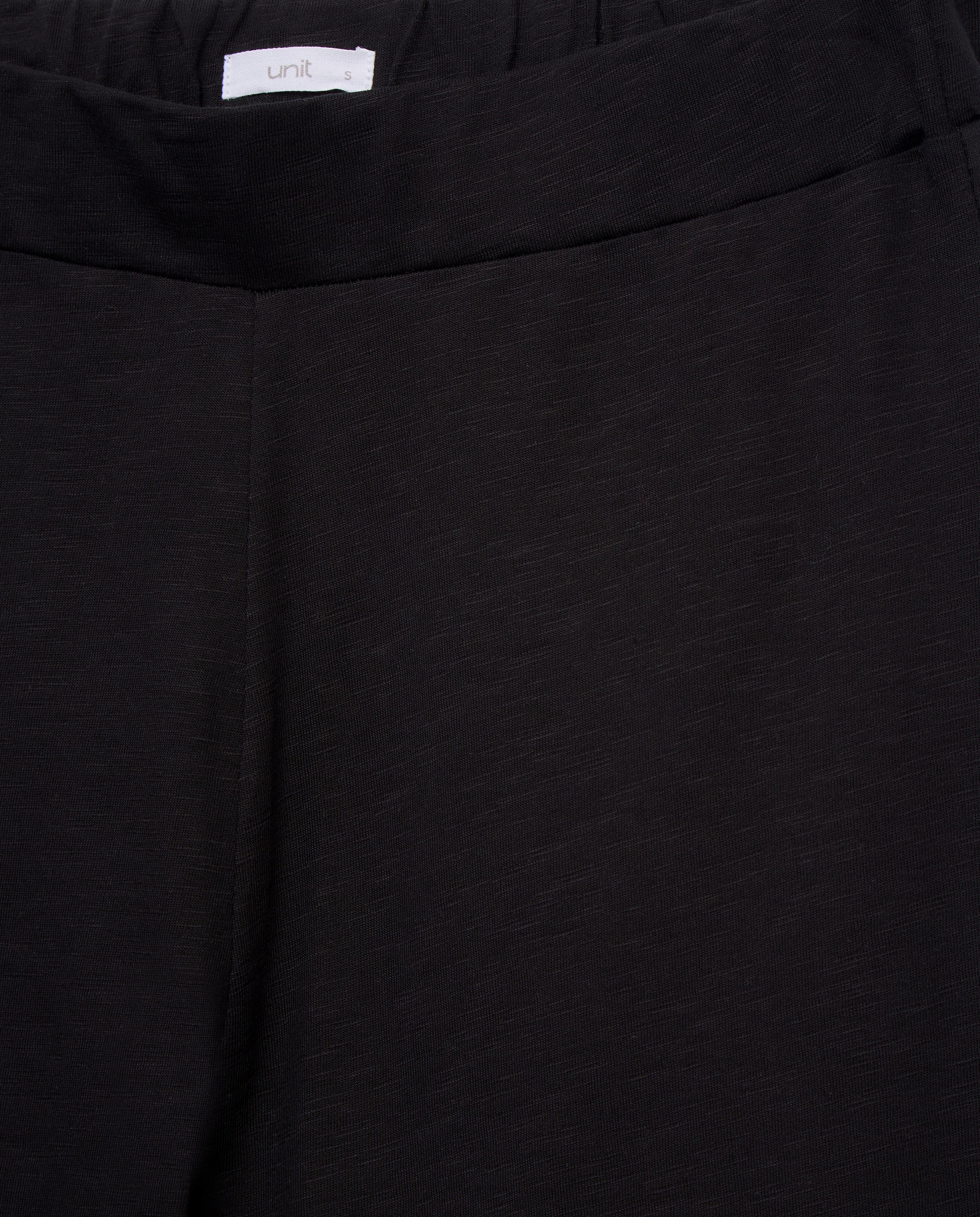 Pantalón ancho mujer con volantes en el bajo 800 Negro-5