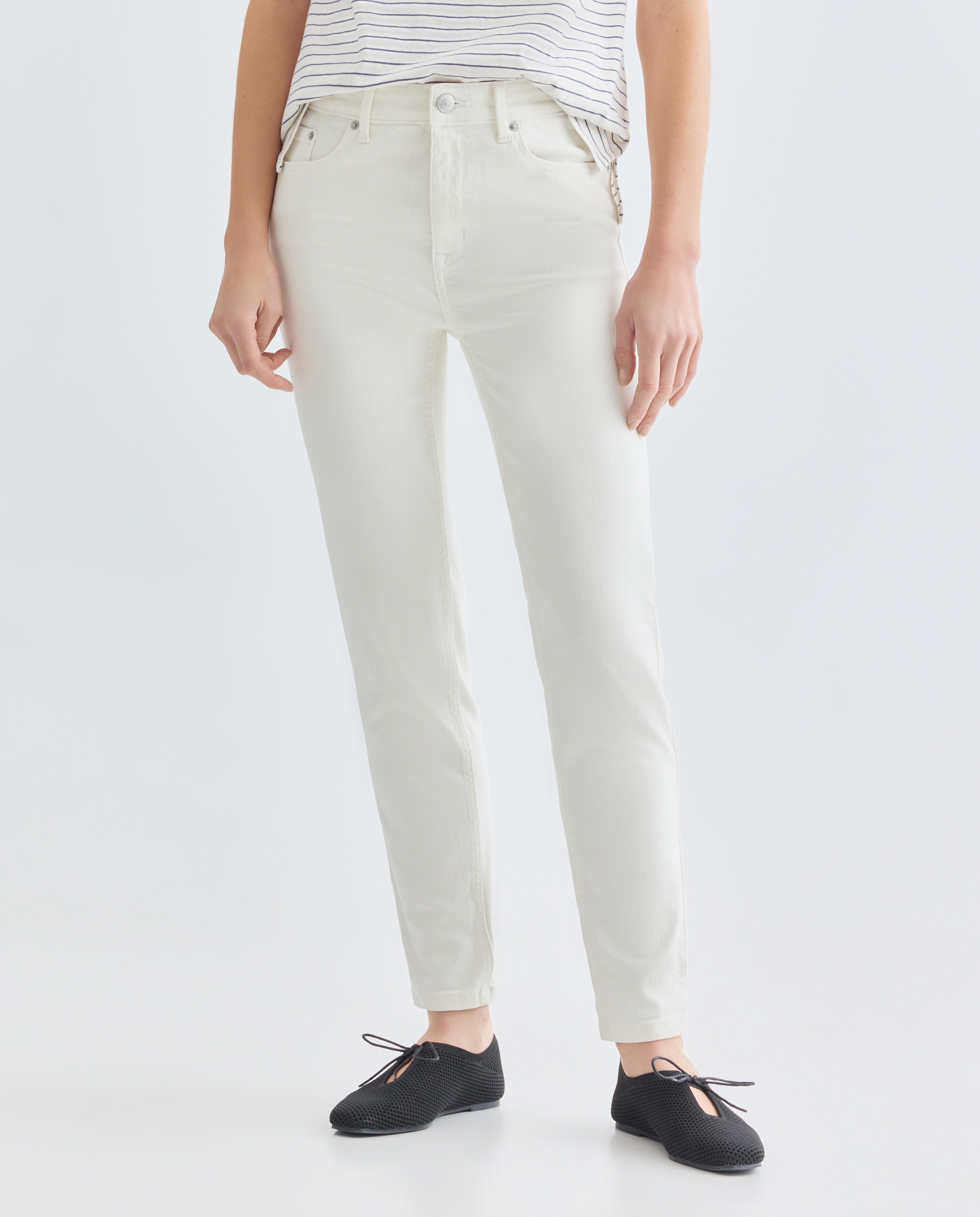 Pantalón de mujer skinny 120 Crudo-2