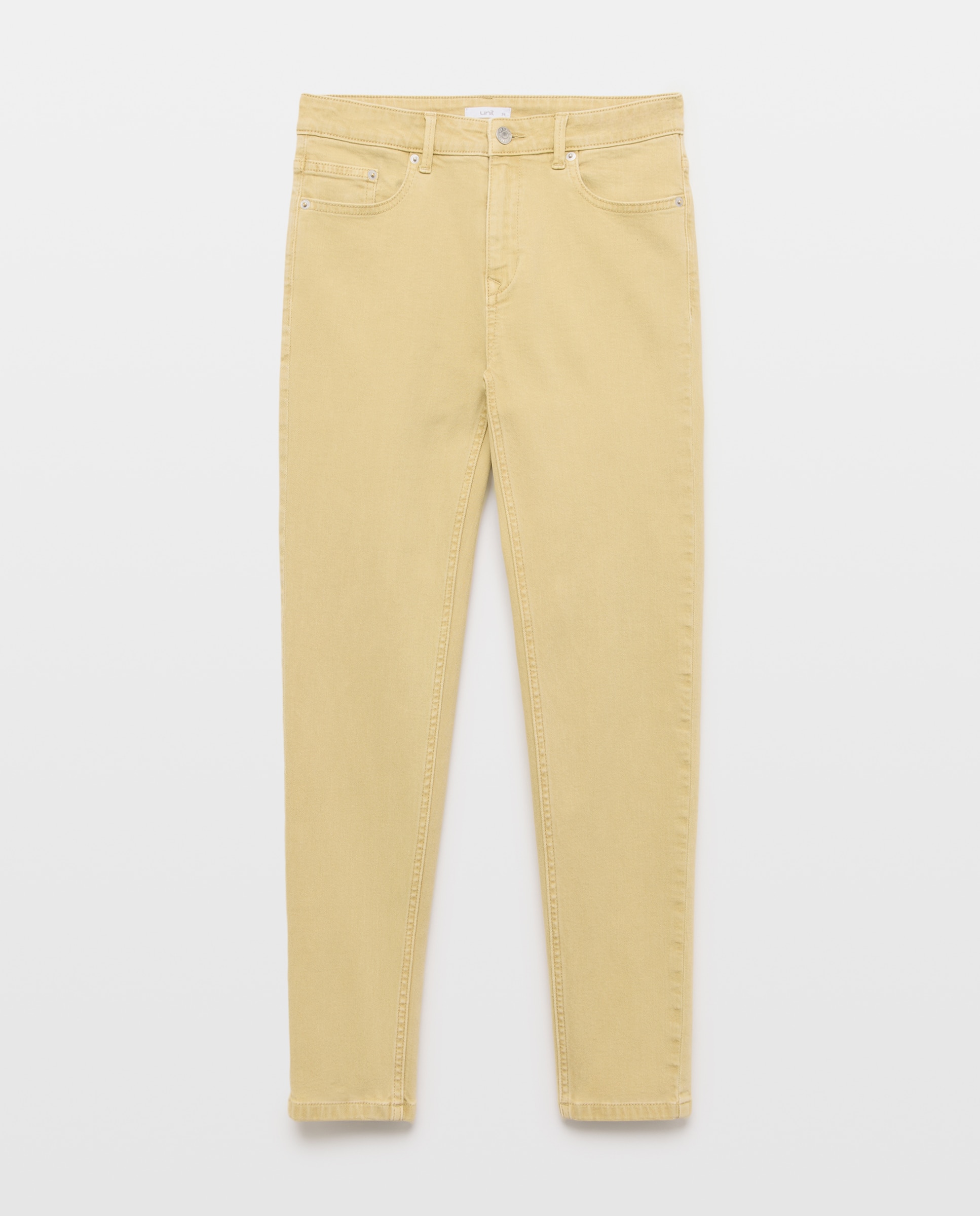 Pantalón de mujer skinny Verde claro-4