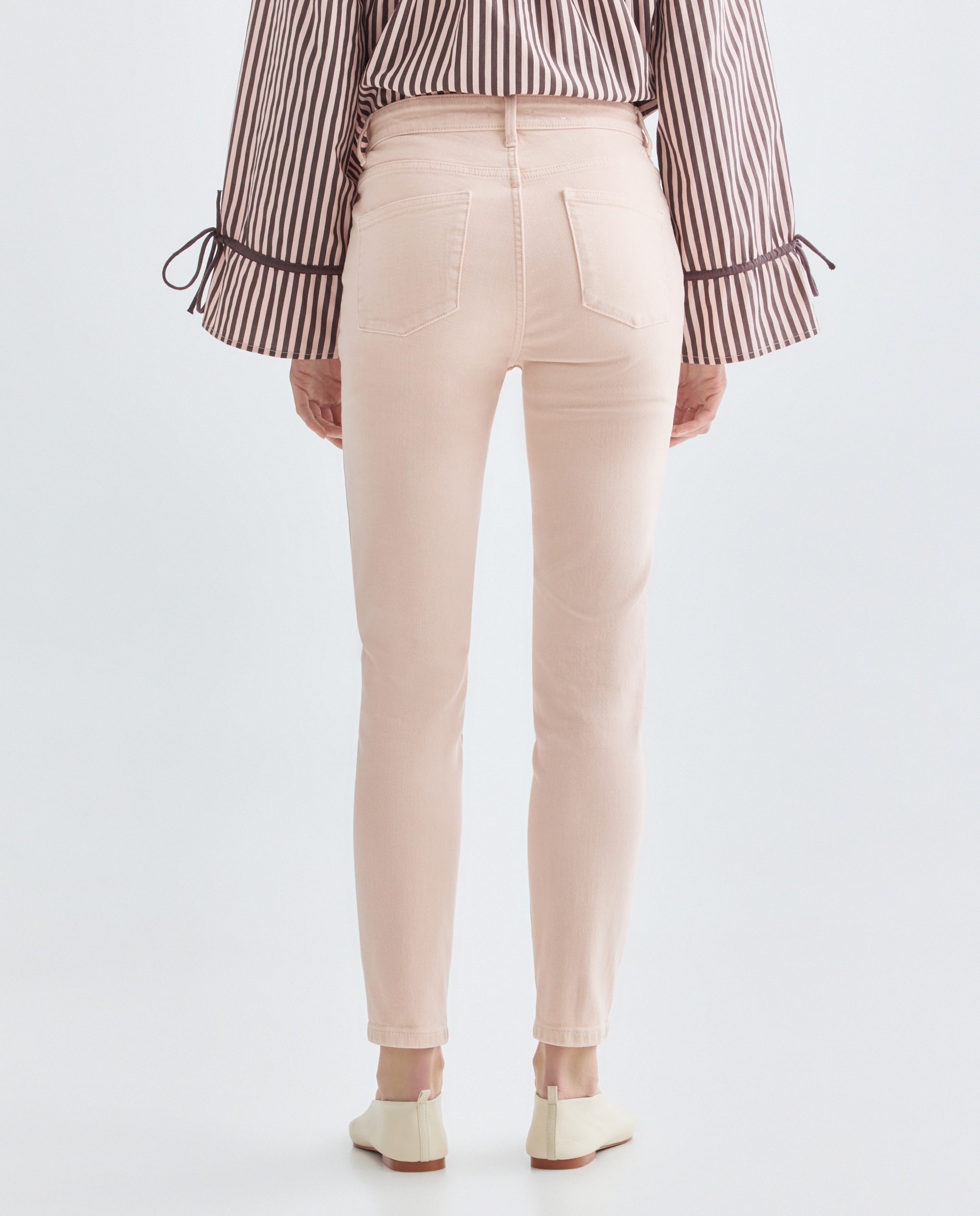 Pantalón de mujer skinny Rosa palo-3