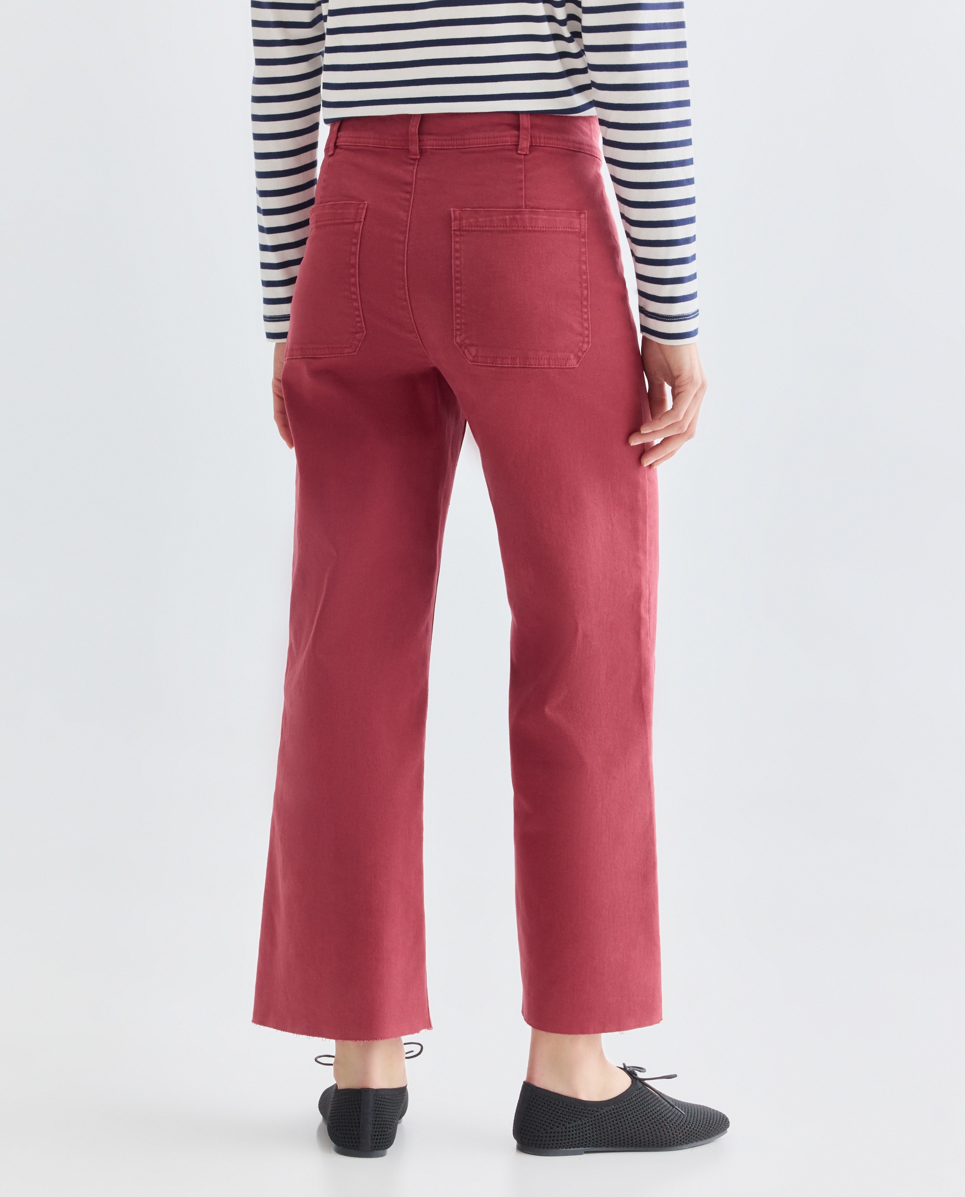 Pantalón de mujer culotte Rojo-3
