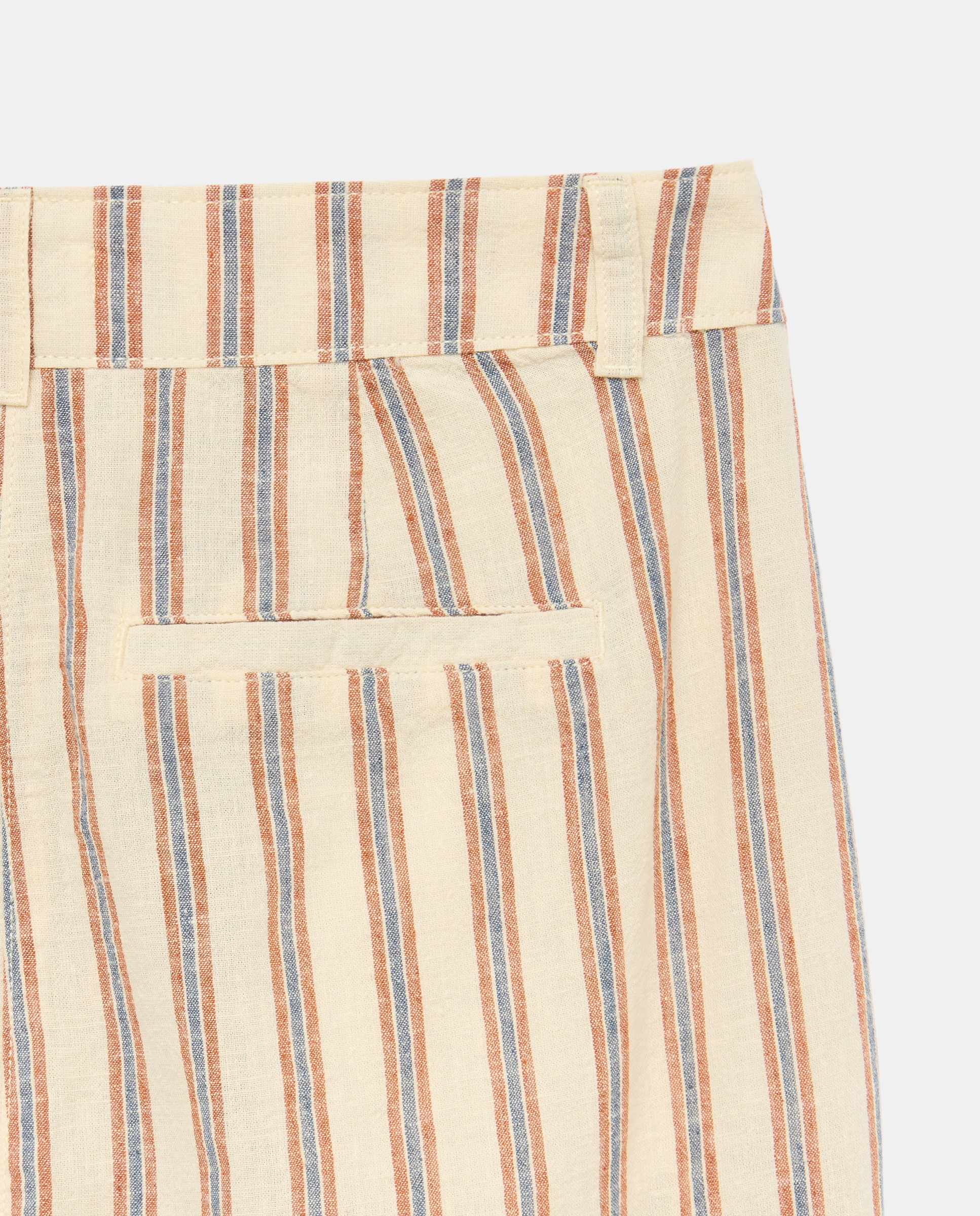 Pantalón de mujer de rayas total look Azul marino-5