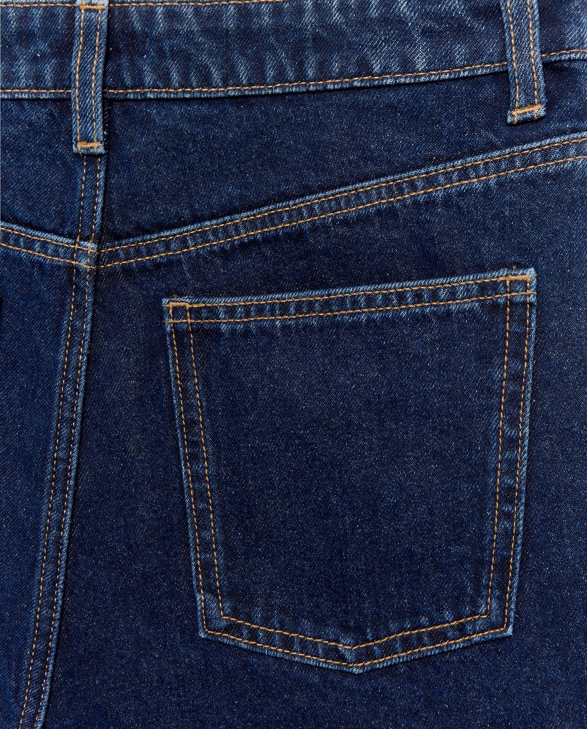 Short de mujer denim mom fit Azul Suave-5